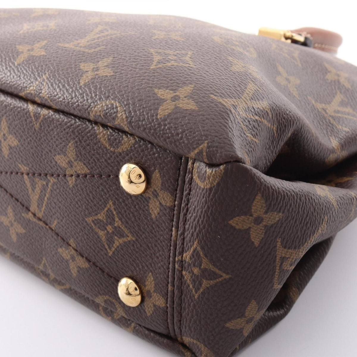 Louis Vuitton Black Noir Coated Canvas Monogram Leather Handbag (Pre-Owned)