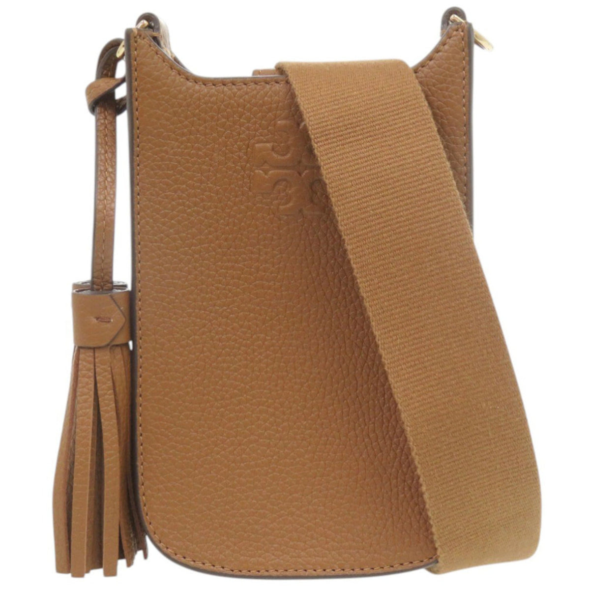 Tory Burch Brown Leather Shoulder Bag (Pre-Owned)