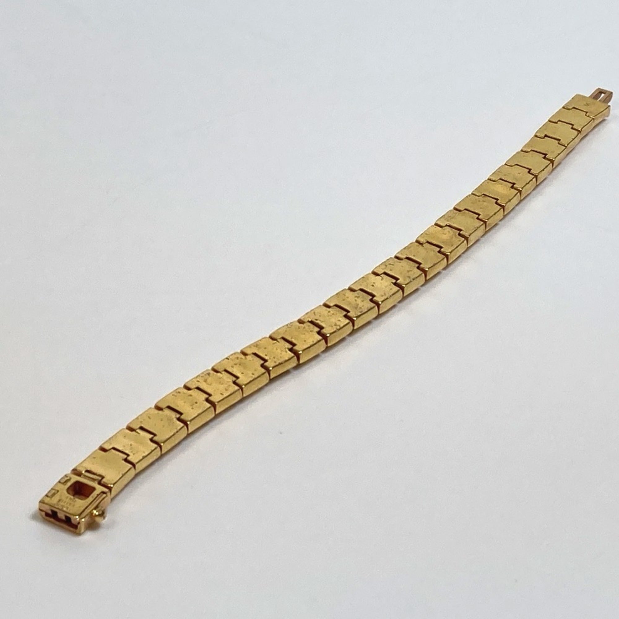 Louis Vuitton Gold Metal Tennis Bracelet (Pre-Owned)