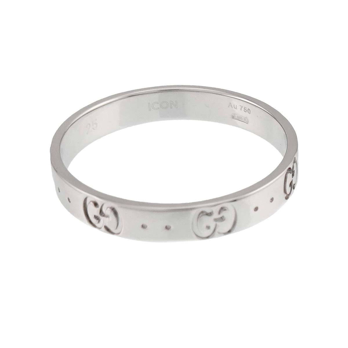 Gucci White Gold (18K) Band Ring (Pre-Owned)