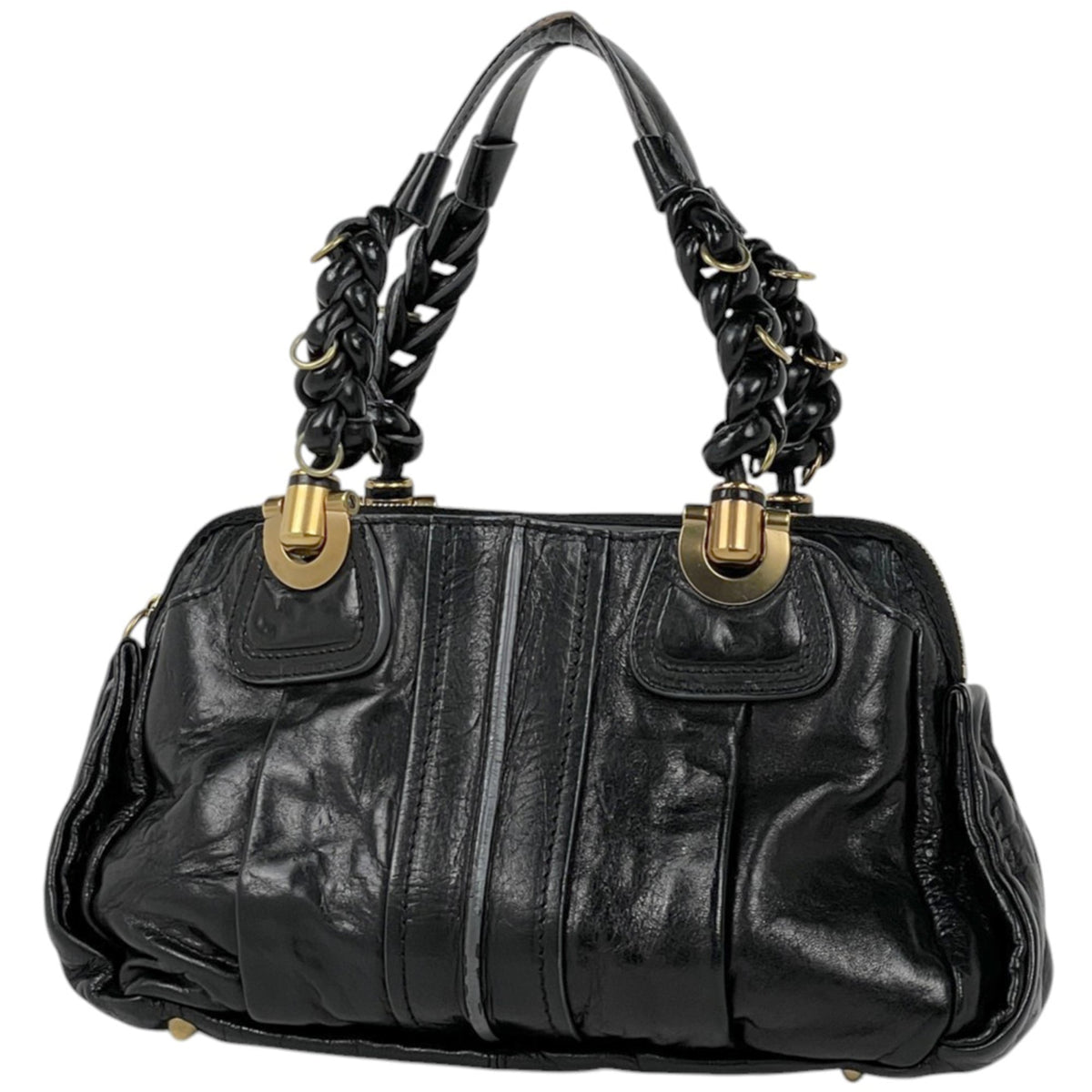 Chloé Black Leather Handbag (Pre-Owned)
