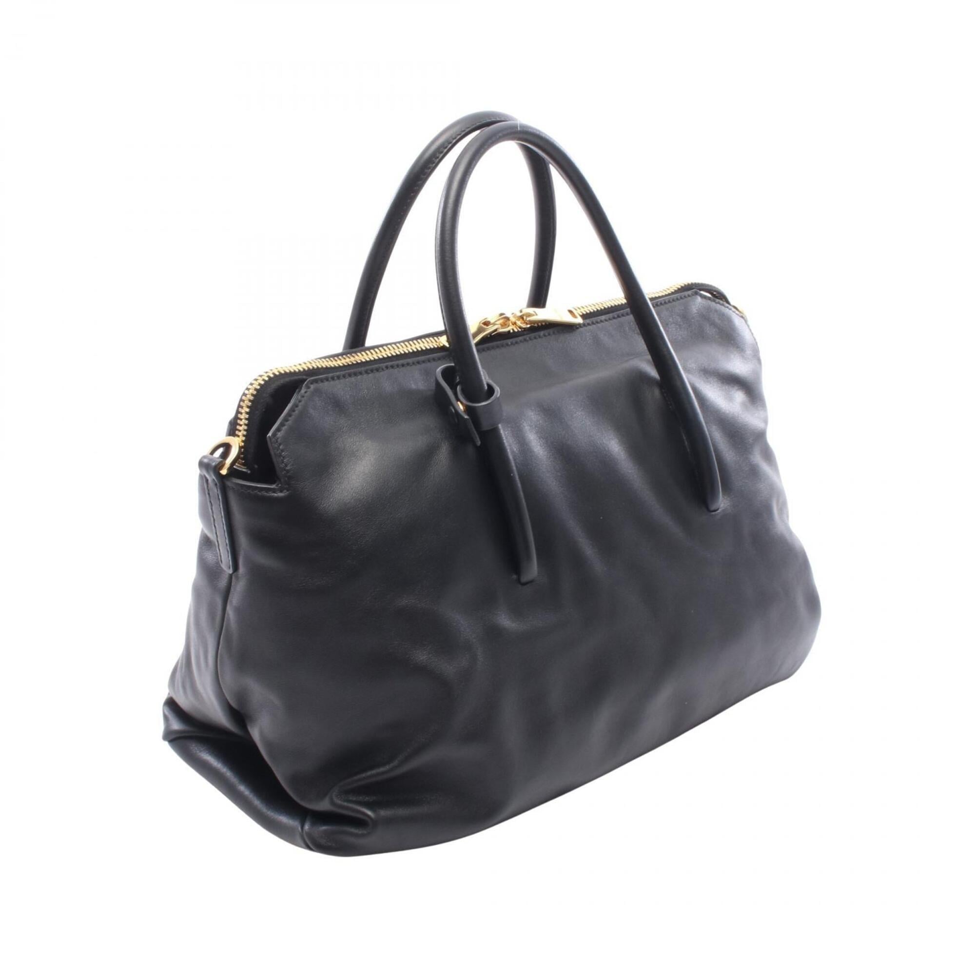 Miu Miu Black Leather Handbag (Pre-Owned)