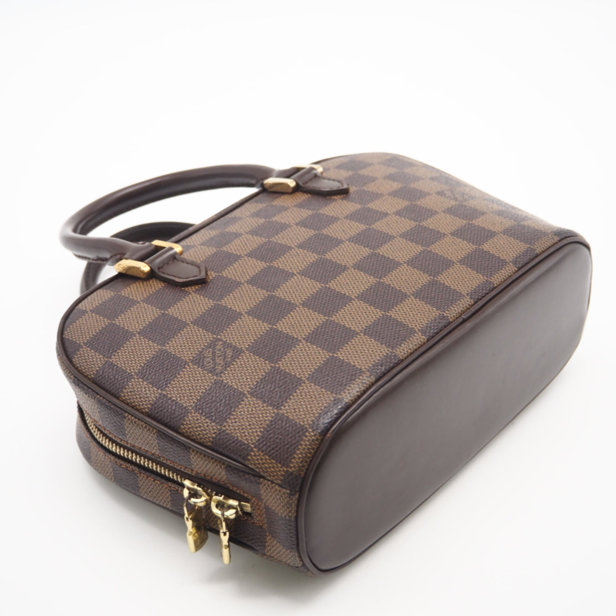 Louis Vuitton Brown Coated Canvas Leather Handbag (Pre-Owned)