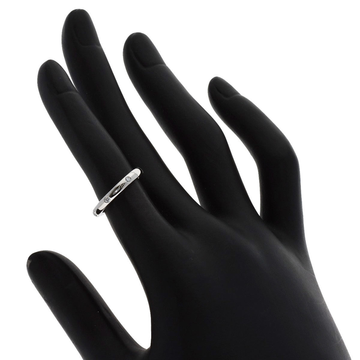 Van Cleef & Arpels Platinum 950 Band Ring (Pre-Owned)