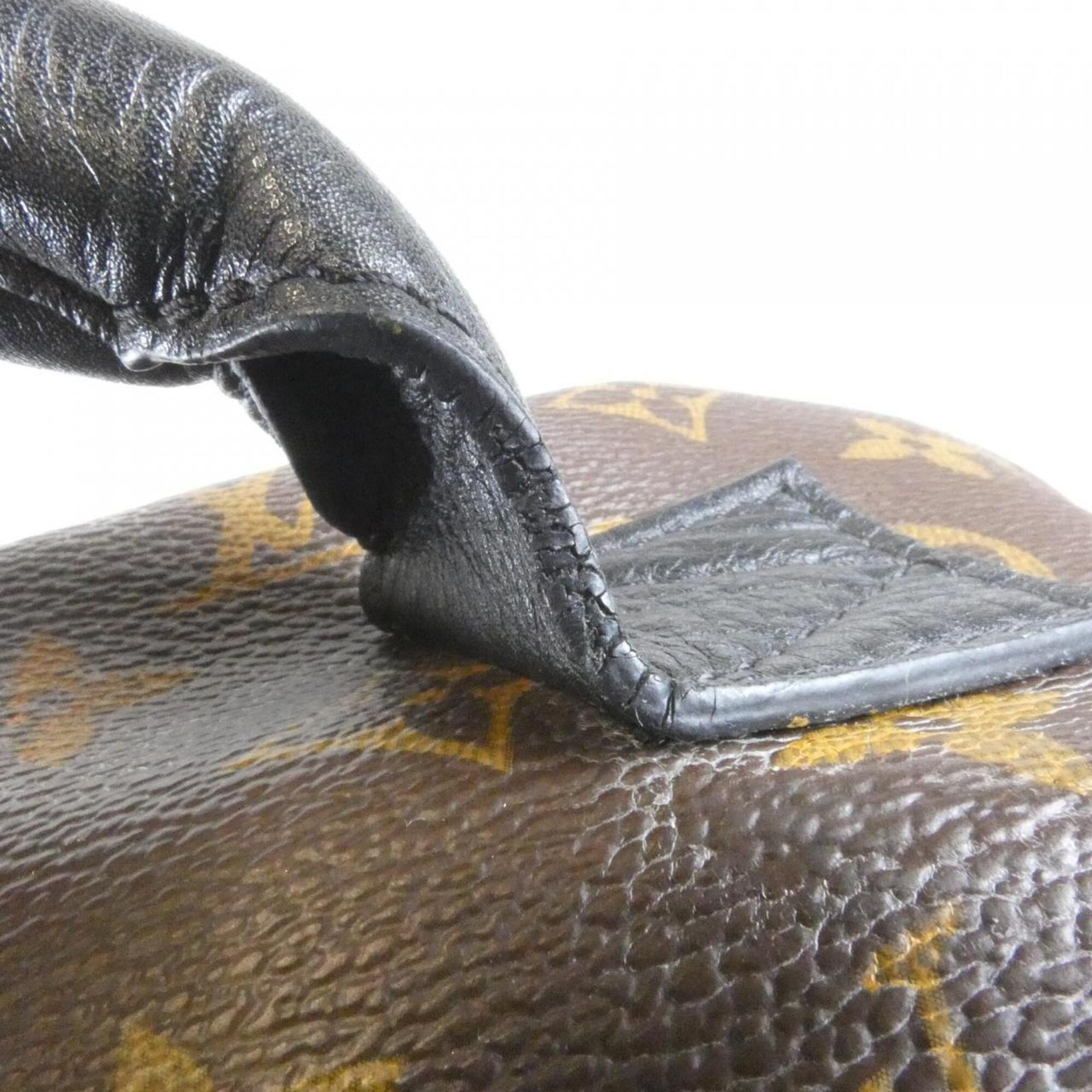 Louis Vuitton Monogram Marron Coated Canvas Backpack (Pre-Owned)