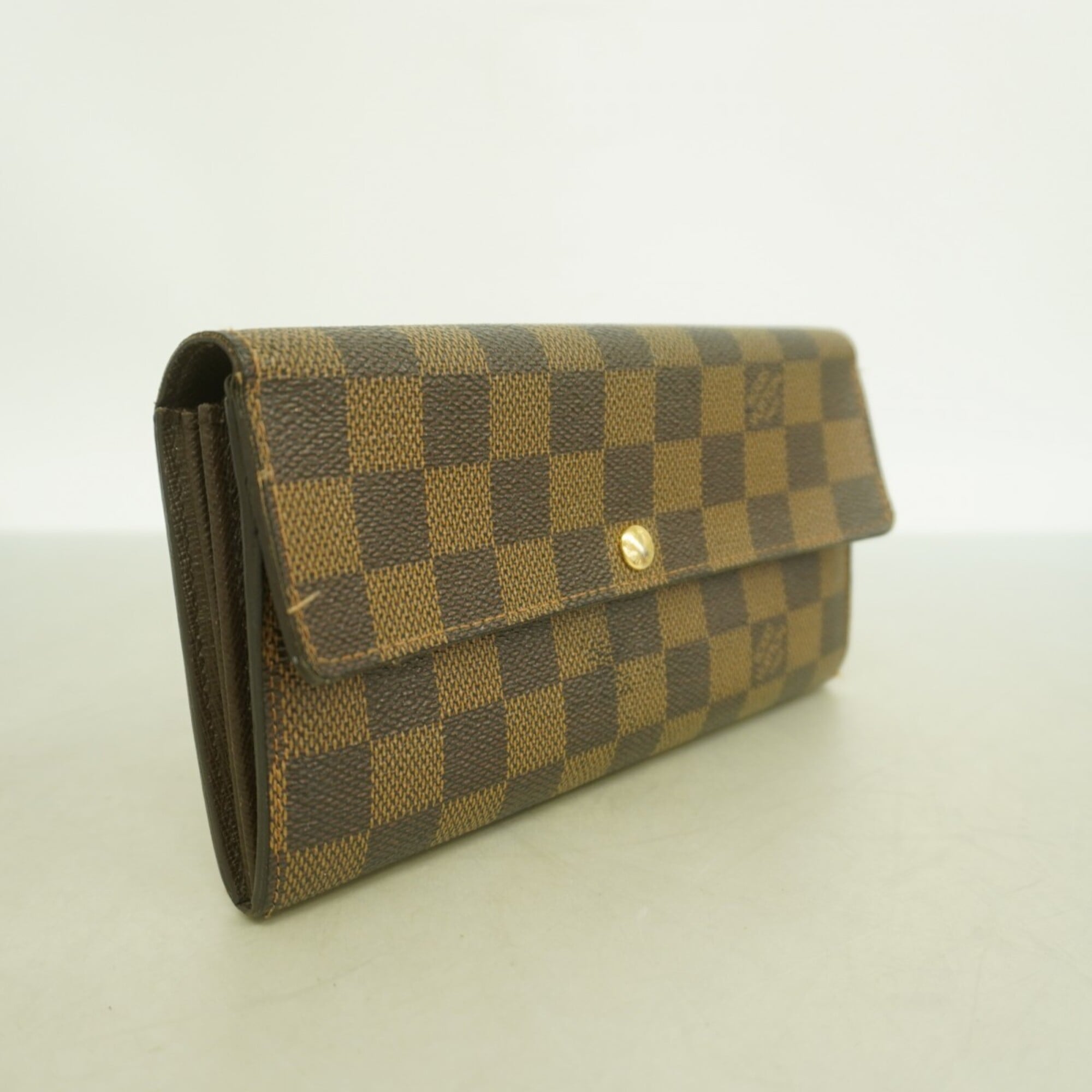 Louis Vuitton Ebene Long Wallet (Bi-Fold) (Pre-Owned)