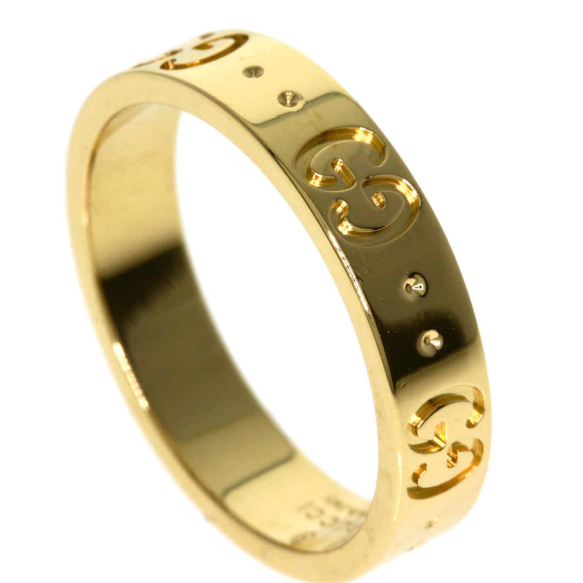 Gucci Icon Yellow Gold (18K) Band Ring (Pre-Owned)
