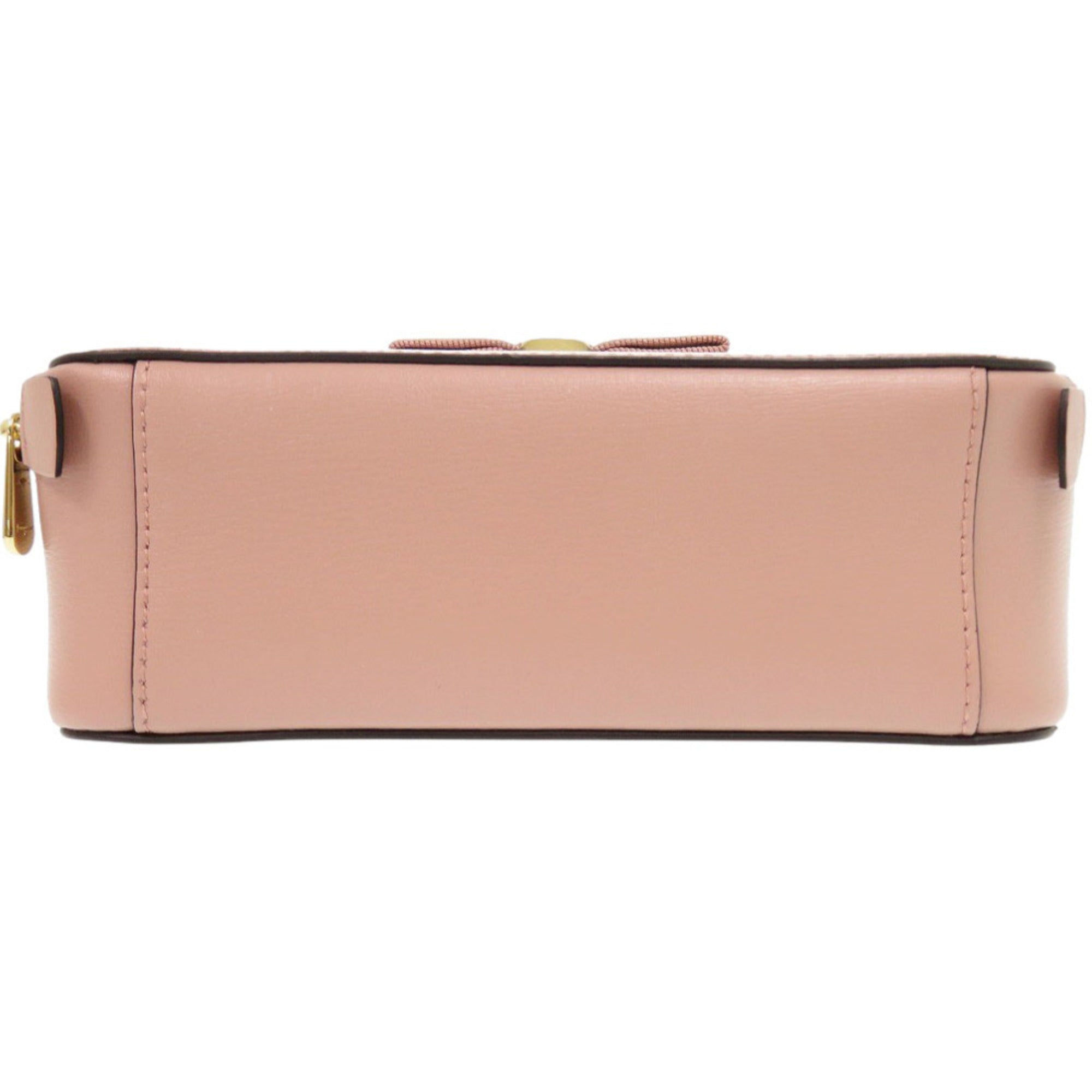 Salvatore Ferragamo Pink Leather Shoulder Bag (Pre-Owned)