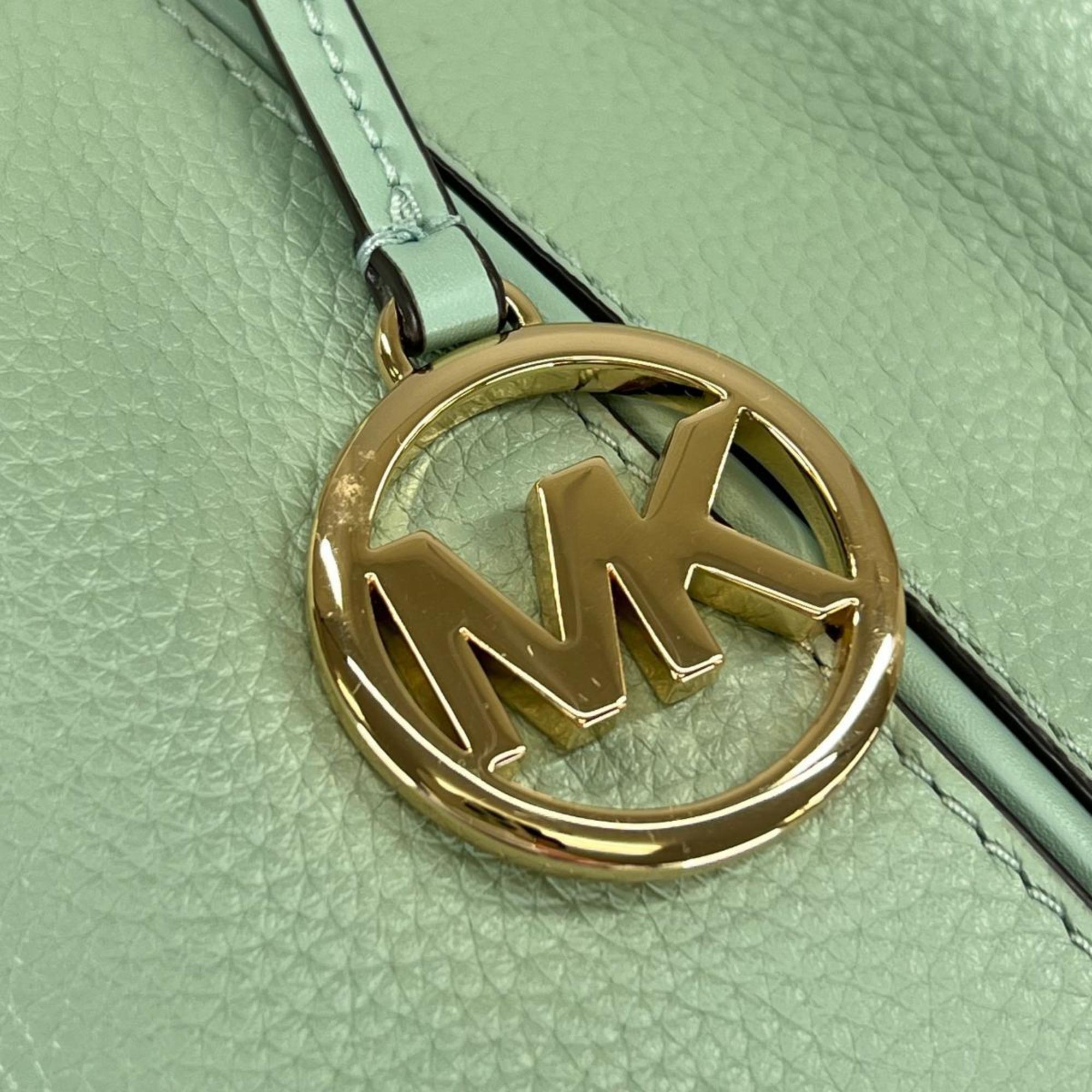 Michael Kors Light Green Handbag Shoulder Bag (Pre-Owned)