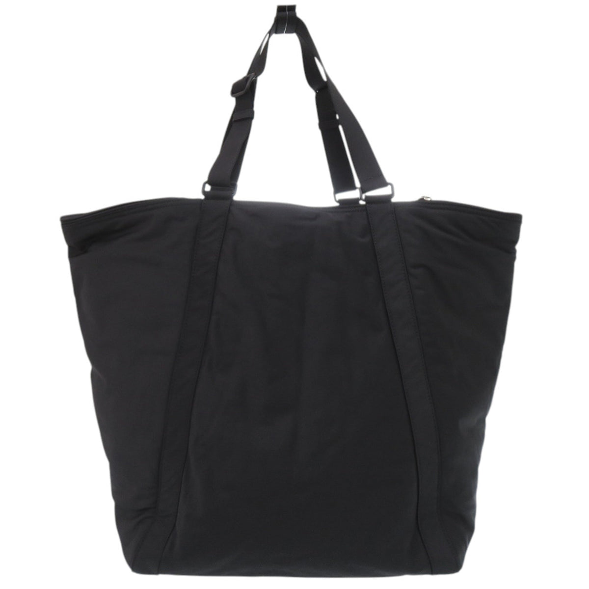 Burberry Beige Black Cotton Nylon Tote Bag (Pre-Owned)