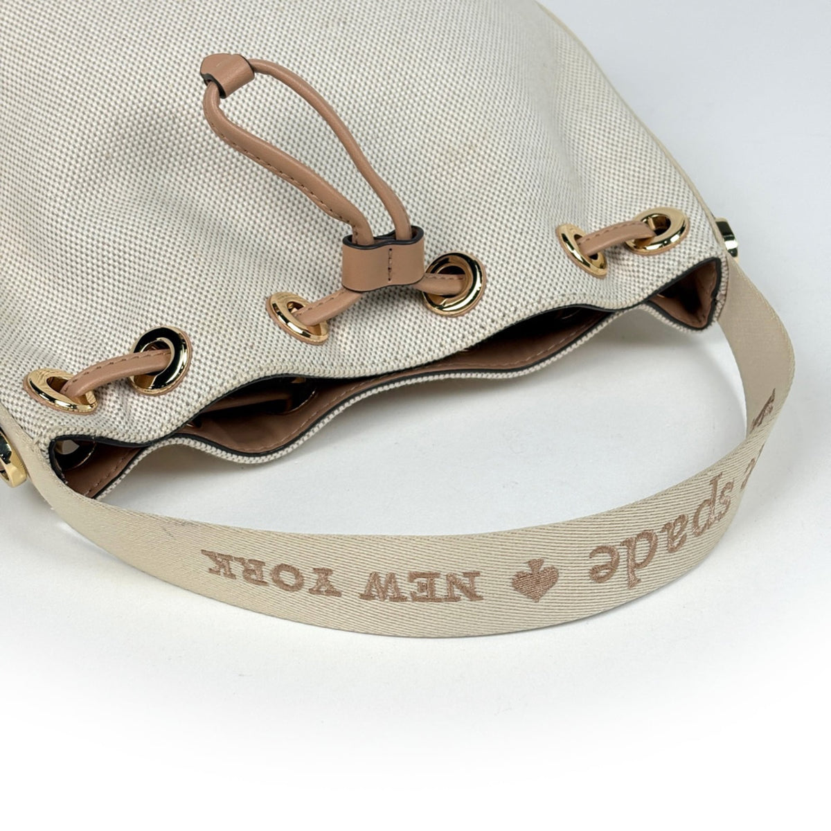 Kate Spade Beige Canvas Handbag (Pre-Owned)