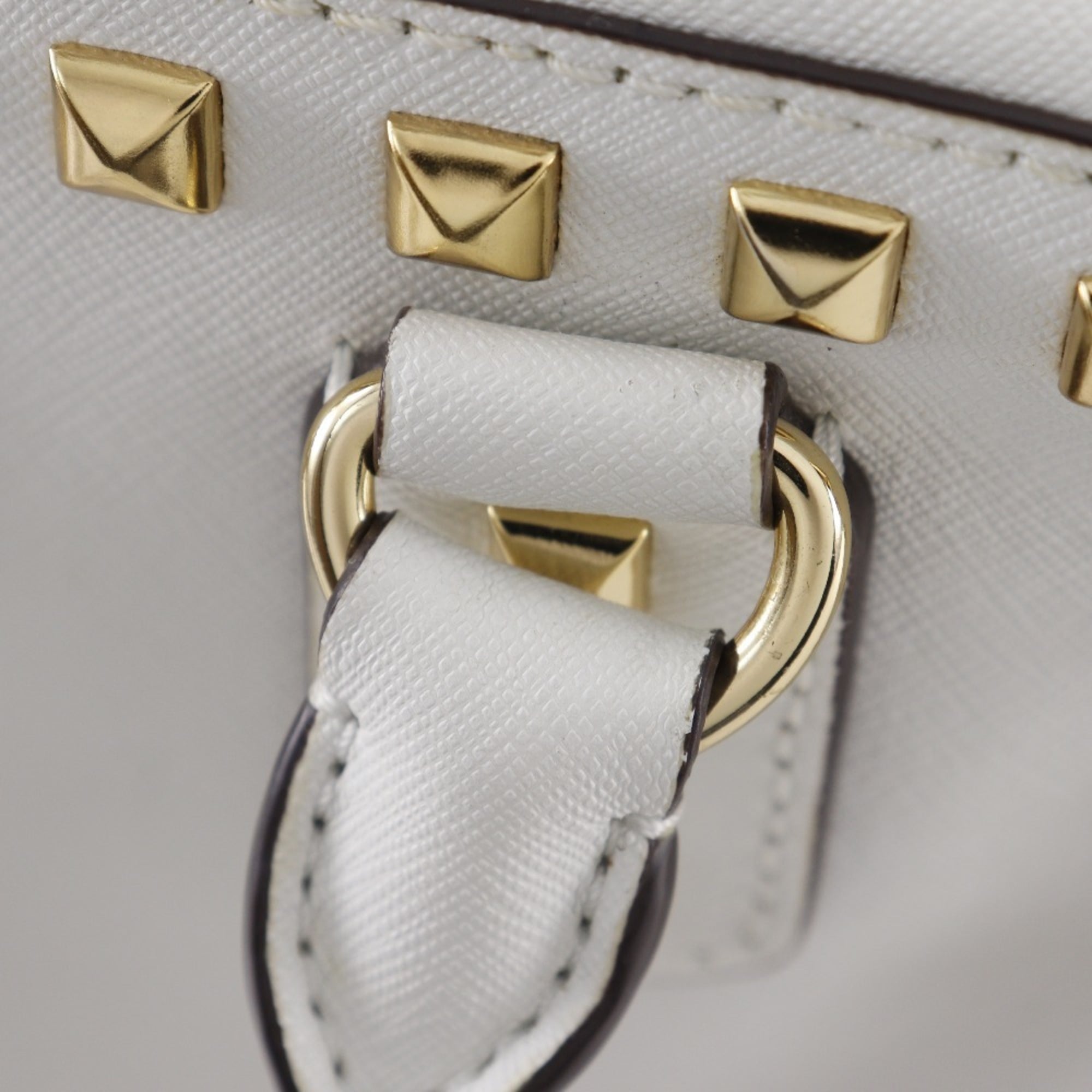 Michael Kors White Leather Handbag (Pre-Owned)