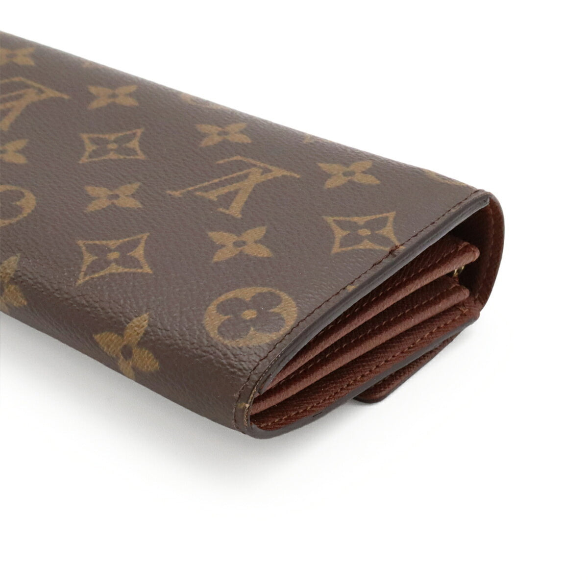 Louis Vuitton Brown Monogram Monogram Long Wallet (Bi-Fold) (Pre-Owned)