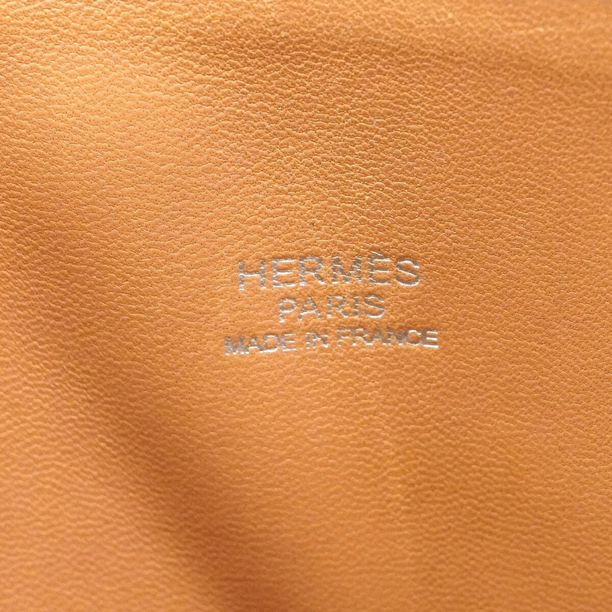 Hermes Beige Taurillon Clemence Leather Handbag (Pre-Owned)