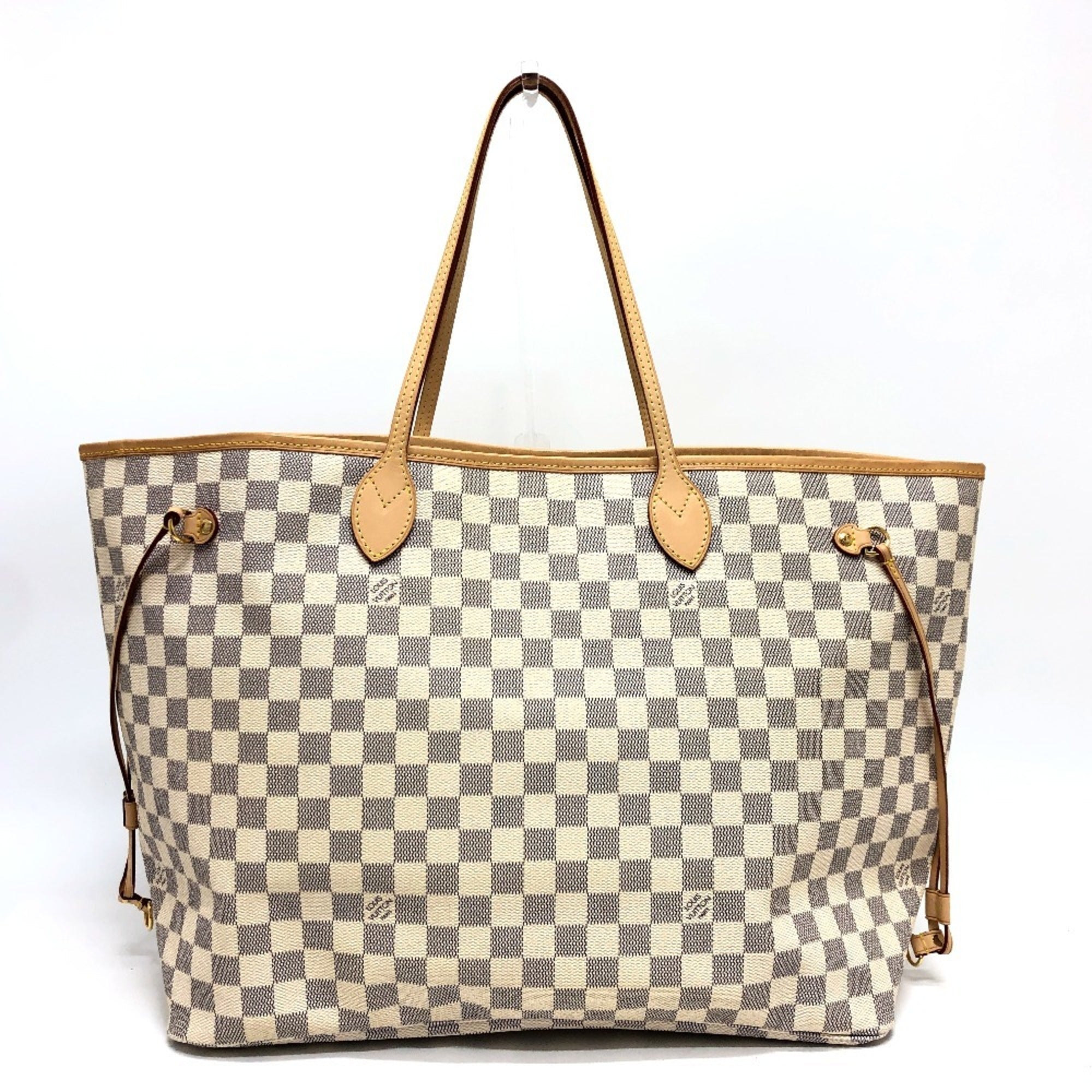 Louis Vuitton Azur White Damier Azur Shoulder Bag Tote Bag (Pre-Owned)