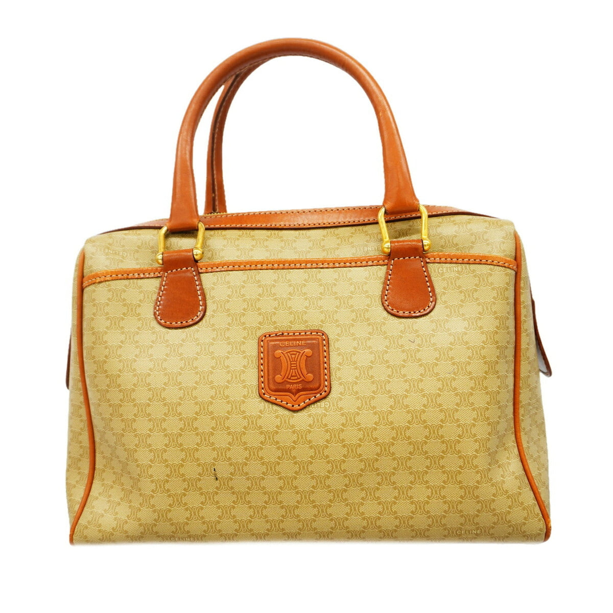 Celine Beige Pvc Handbag (Pre-Owned)