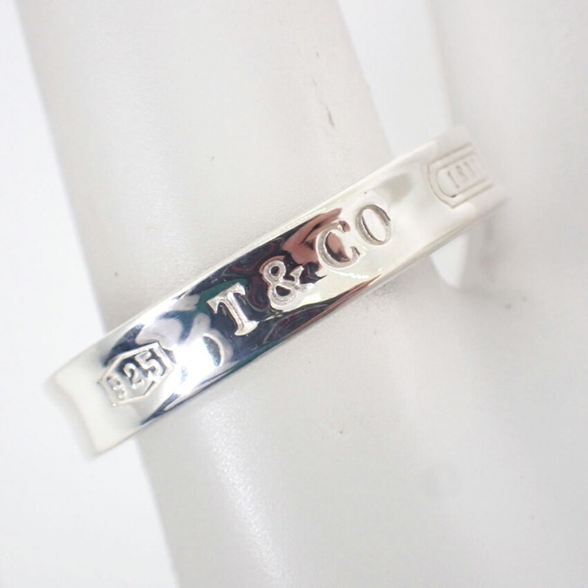 Tiffany Sterling Silver 925 Band Ring (Pre-Owned)