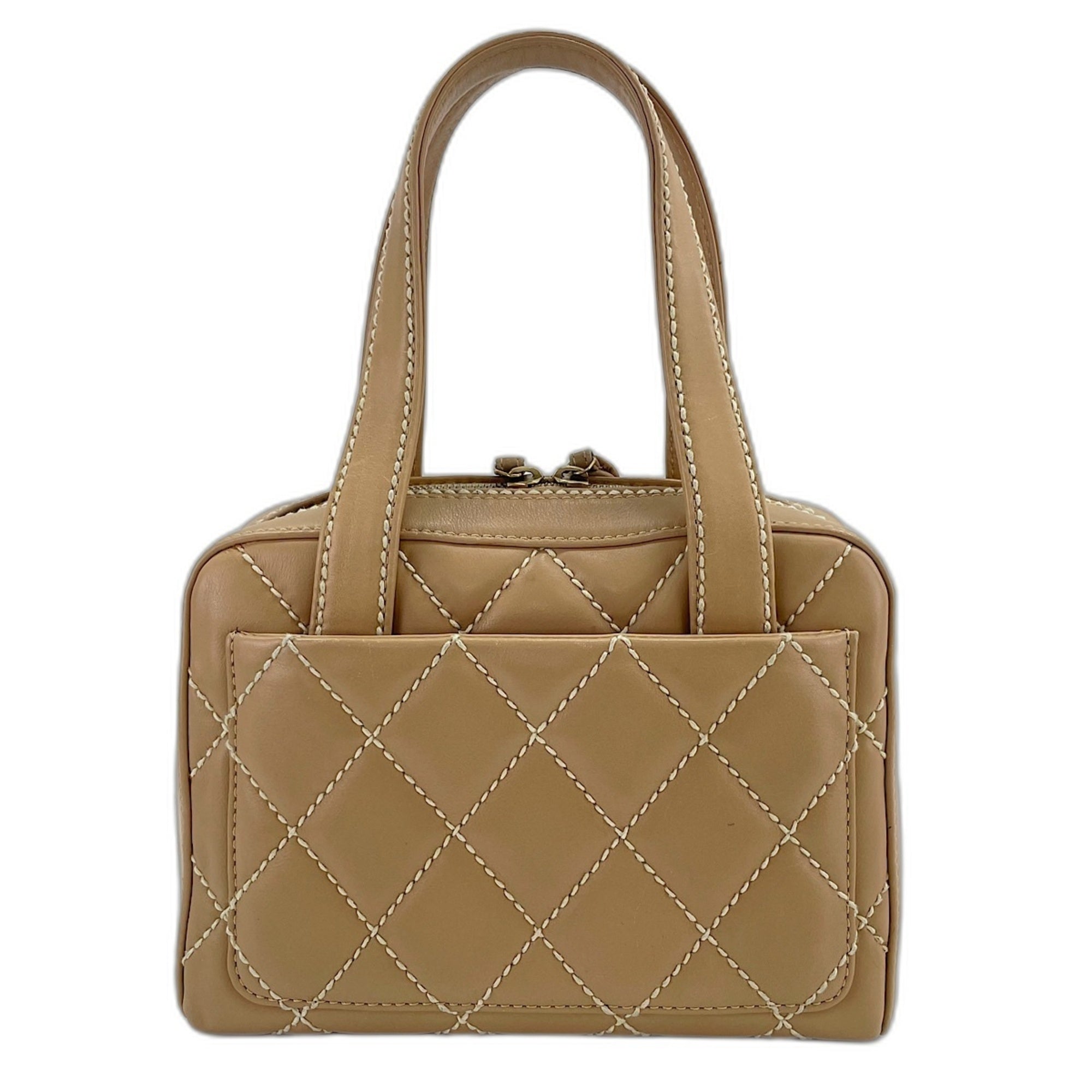 Chanel Beige Handbag (Pre-Owned)