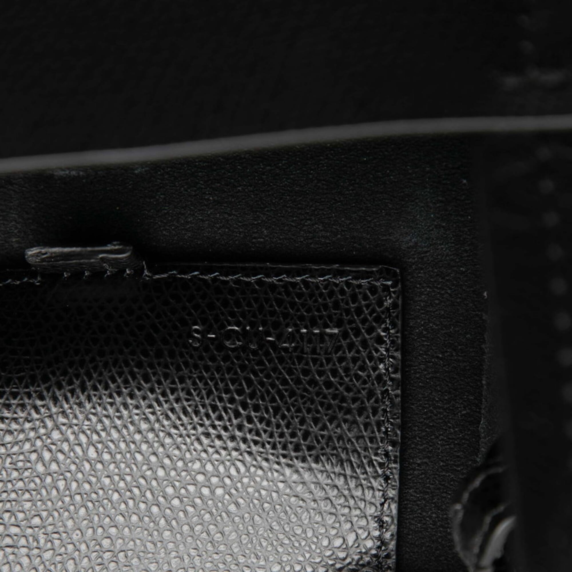 Celine Black Leather Handbag Shoulder Bag (Pre-Owned)