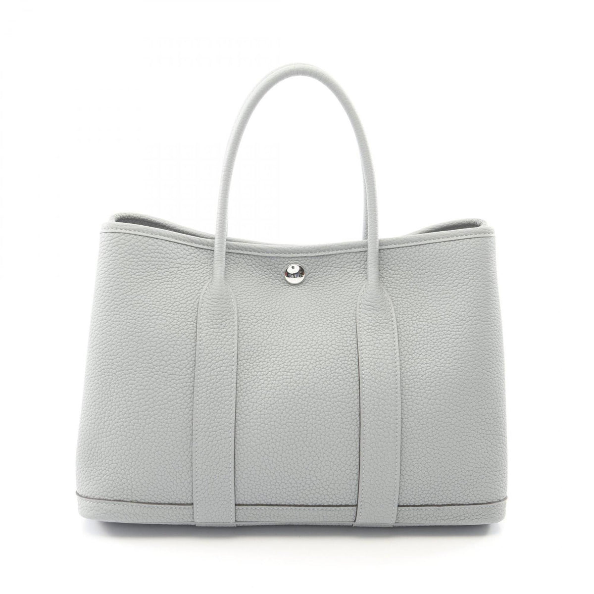 Hermes Gray Negonda Leather Handbag Tote Bag (Pre-Owned)