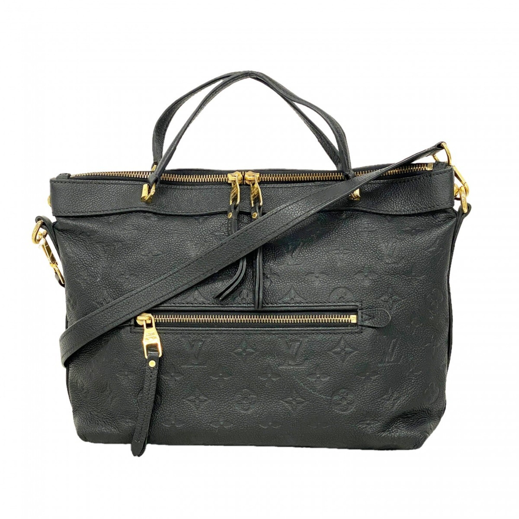 Louis Vuitton Noir Handbag (Pre-Owned)