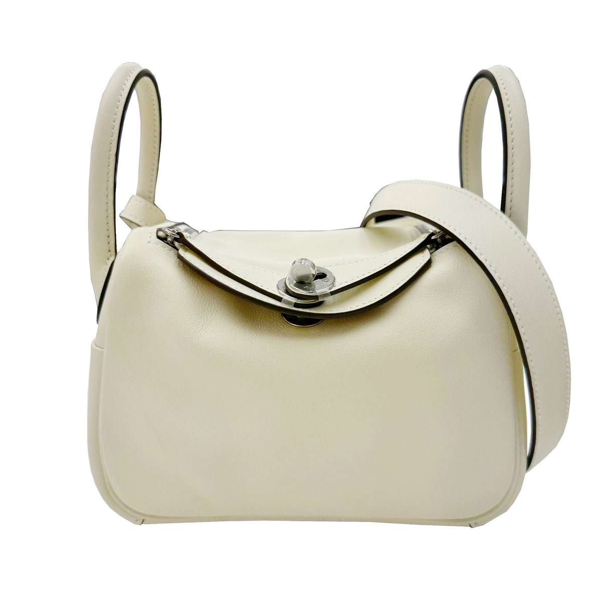 Hermes Swift Leather Handbag Shoulder Bag (Pre-Owned)