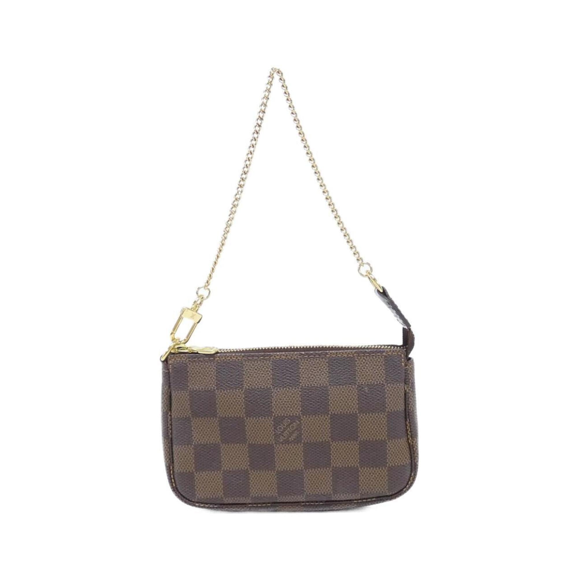 Louis Vuitton Ebene Coated Canvas Pochette Pouch (Pre-Owned)