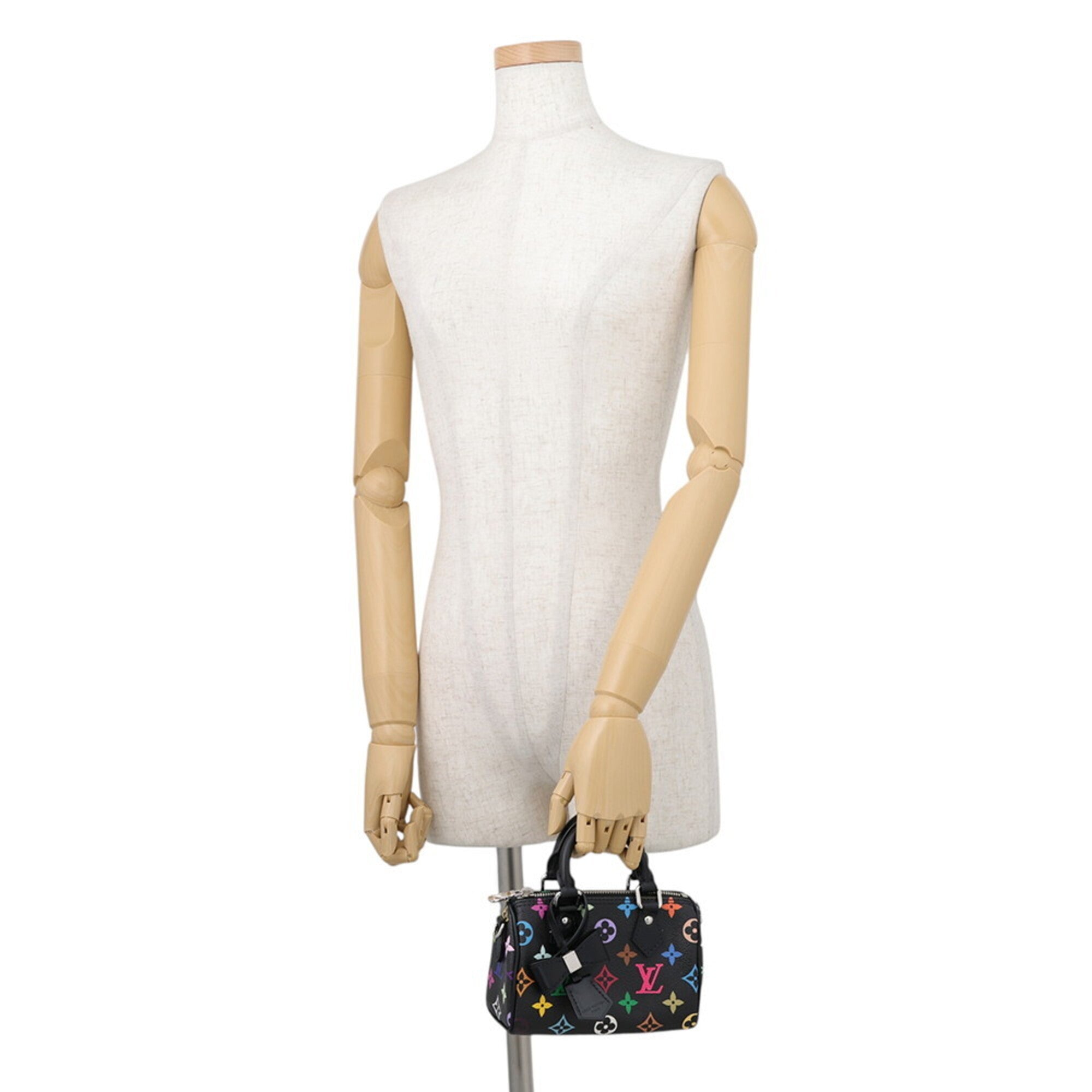 Louis Vuitton Multi-Color Noir Monogram Multicolore Handbag (Pre-Owned)