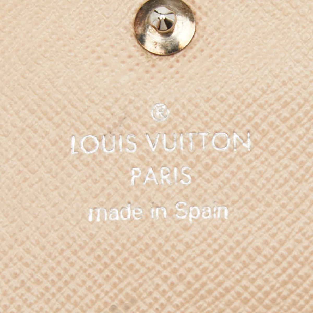 Louis Vuitton Blue Indigo Leather Long Wallet (Bi-Fold) (Pre-Owned)