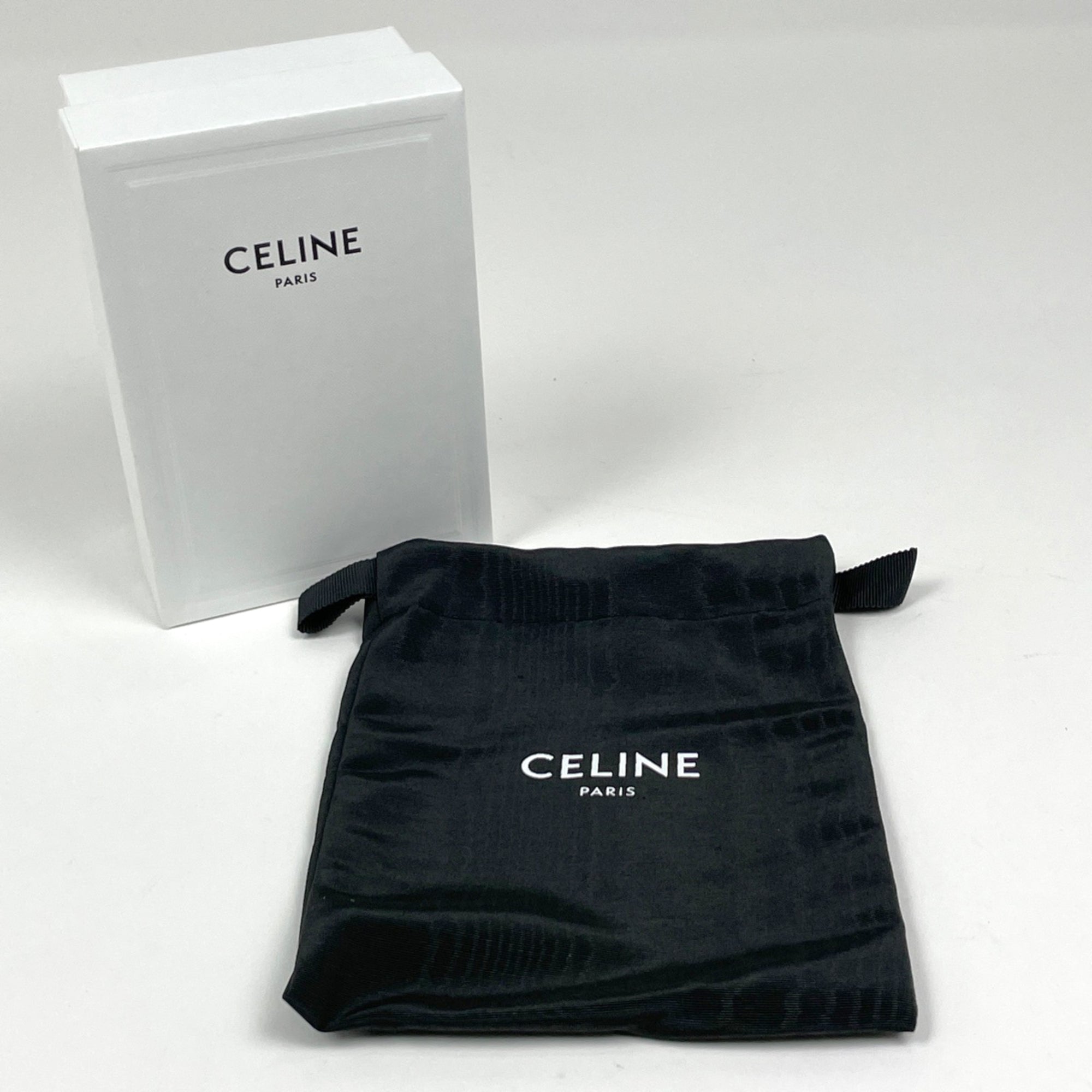 Celine Gray Leather Wallet (Bi-Fold) (Pre-Owned)