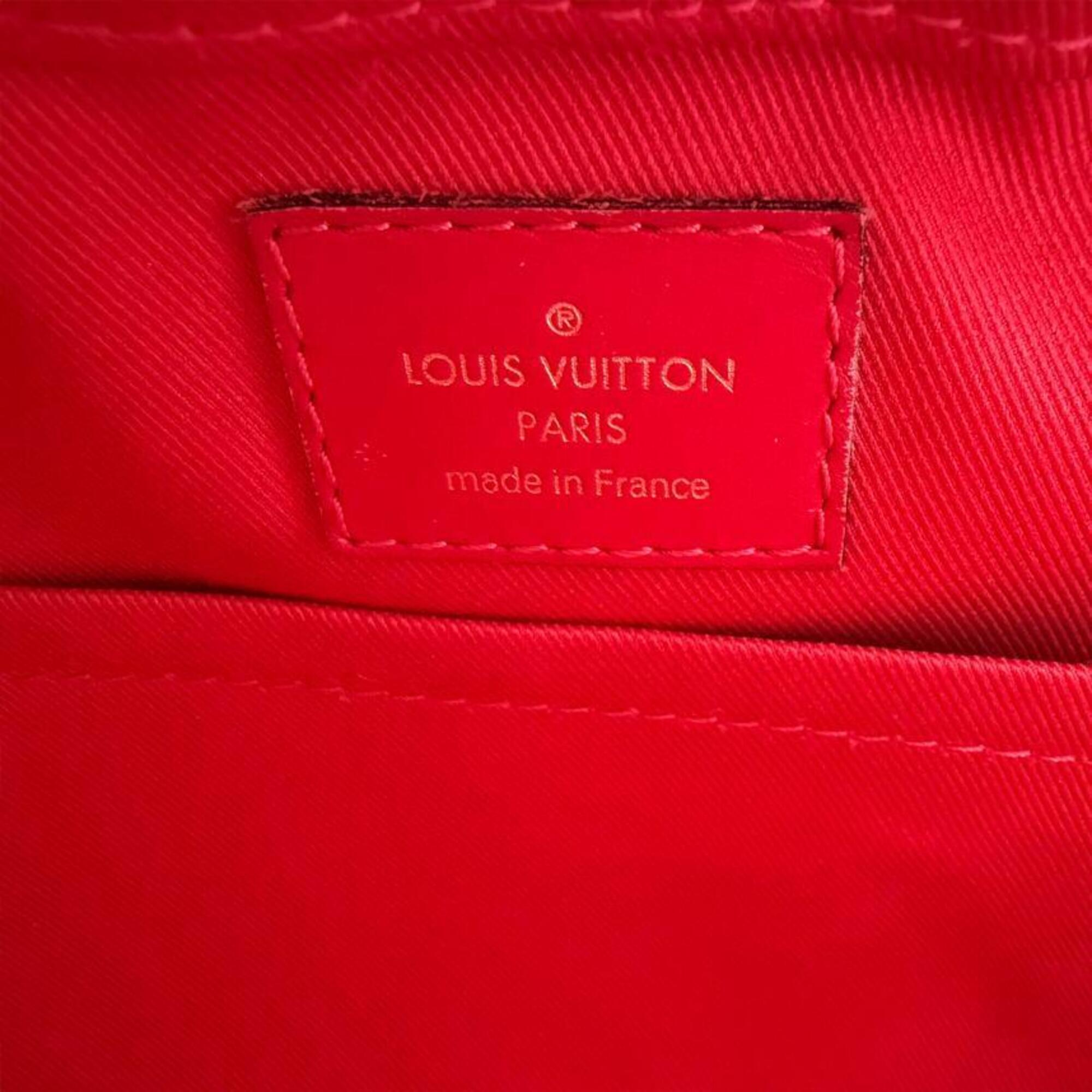 Louis Vuitton Brown Freesia Monogram Pink Monogram Shoulder Bag (Pre-Owned)