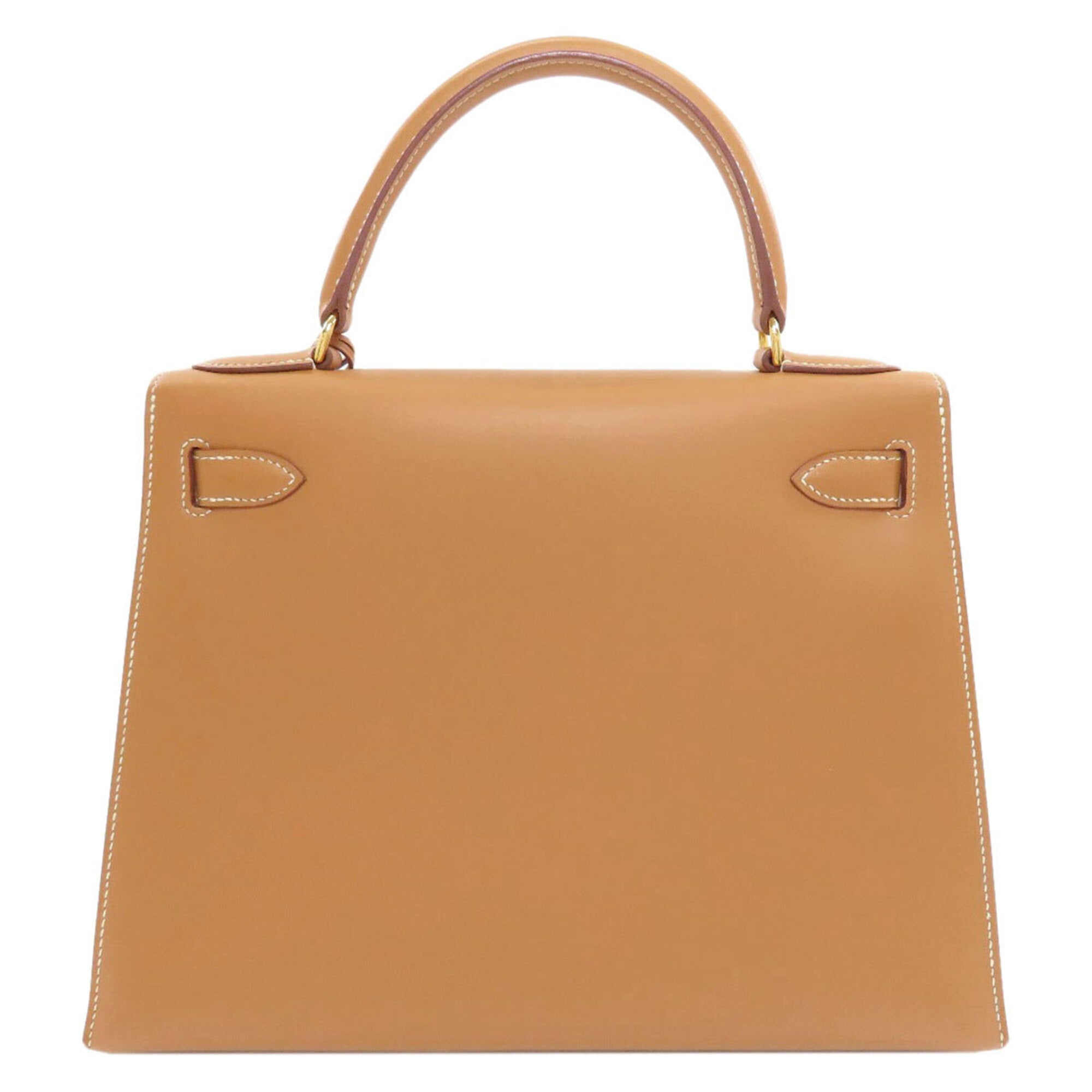 Hermes Natural Chamonix Leather Handbag (Pre-Owned)