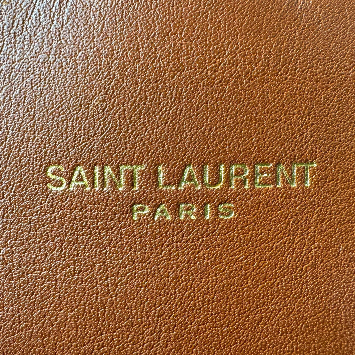 Saint Laurent Brown Coated Canvas Shoulder Bag (Pre-Owned)