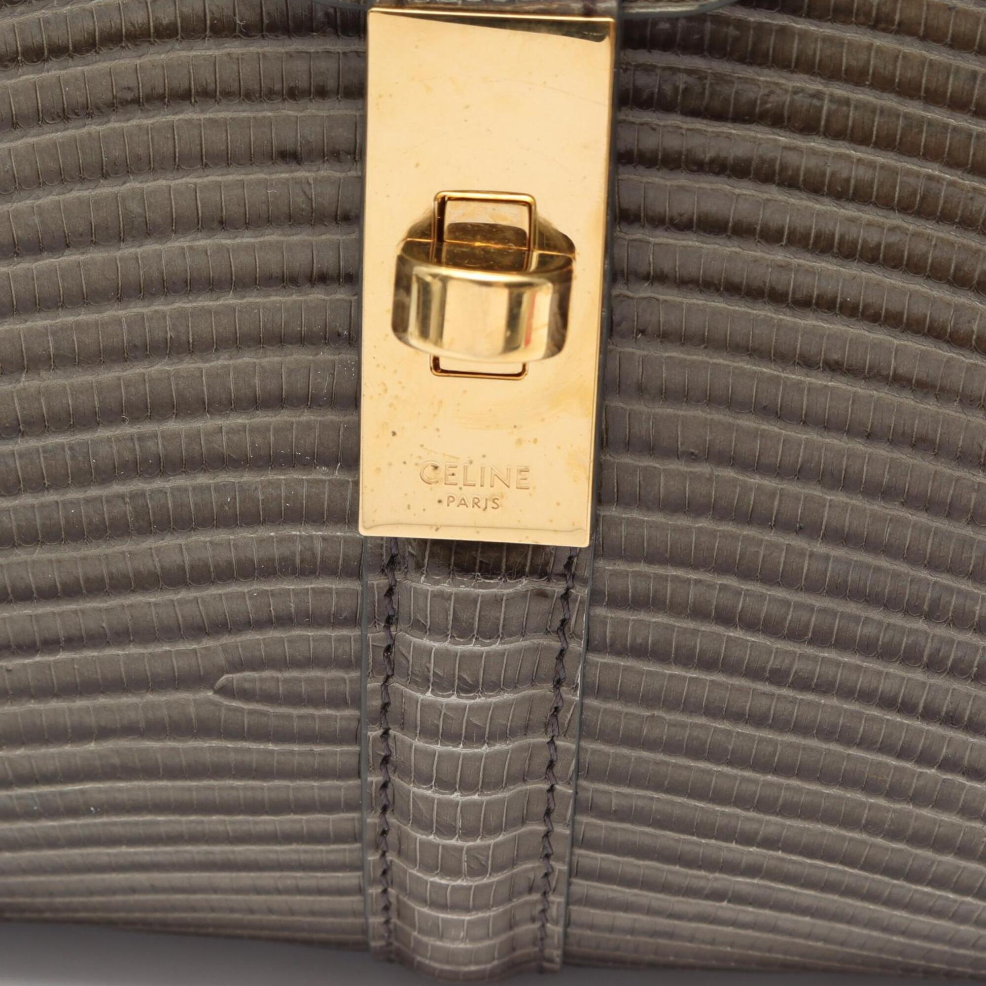 Celine Khaki Leather Handbag (Pre-Owned)