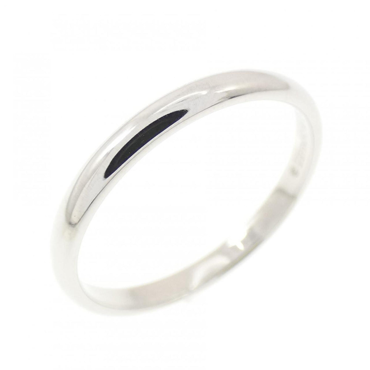 Tiffany Silver Platinum 950 Band Ring (Pre-Owned)