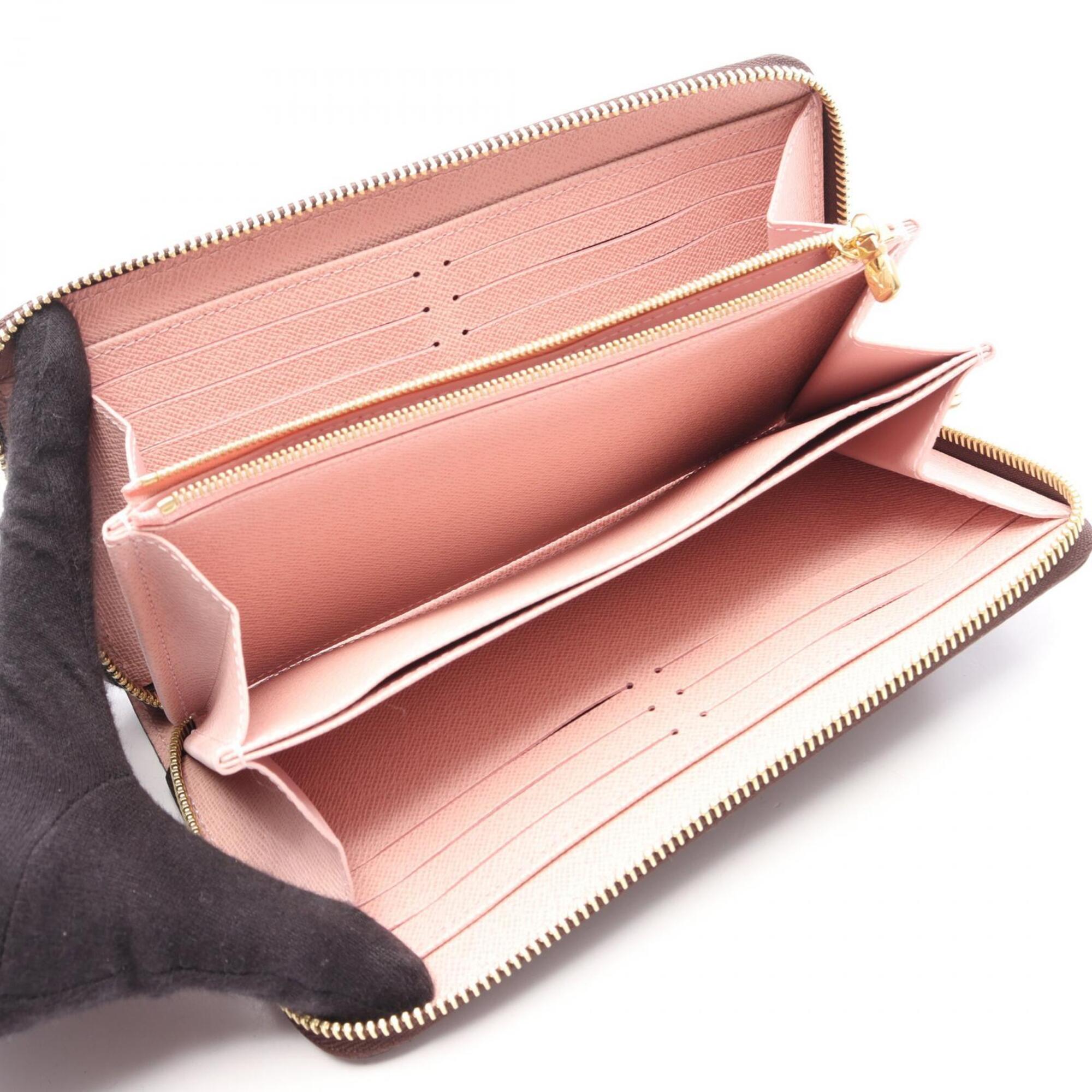 Louis Vuitton Brown Pink Rose Ballerine Monogram Leather Pvc Long Wallet (Bi-Fold) (Pre-Owned)