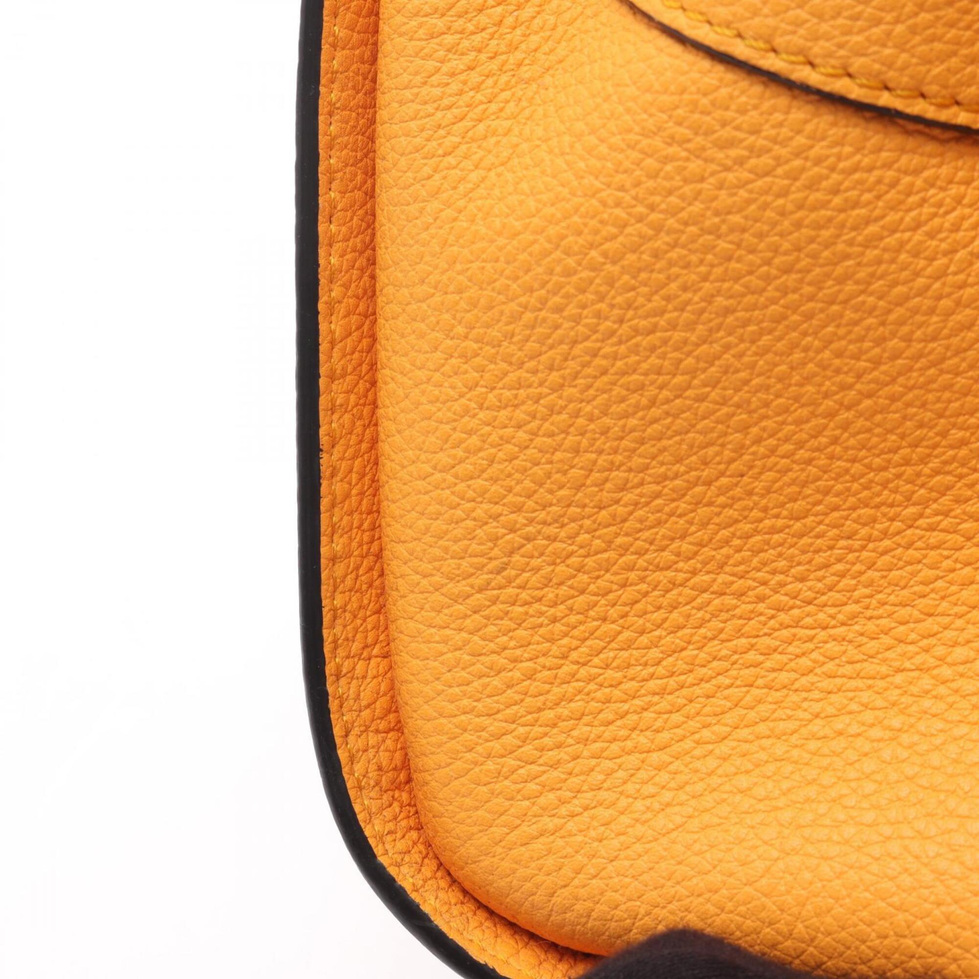 Loewe Orange Leather Handbag (Pre-Owned)