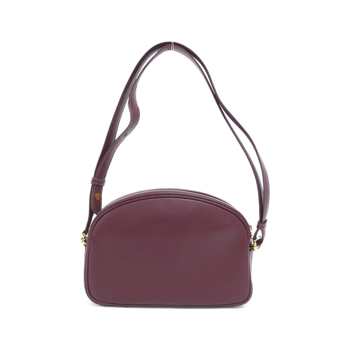Cartier Bordeaux Leather Shoulder Bag (Pre-Owned)