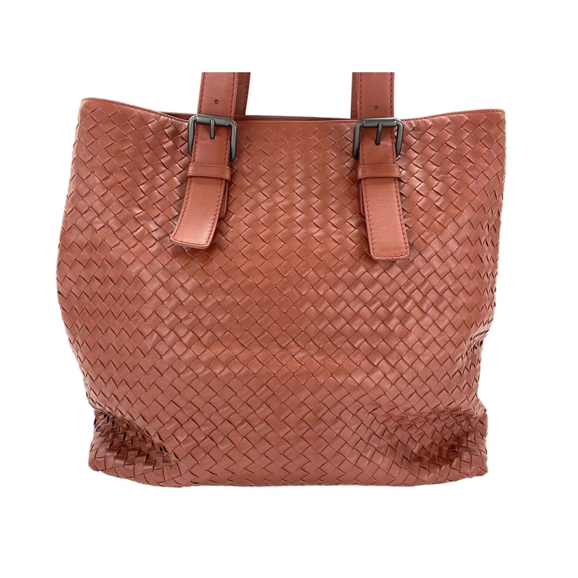 Bottega Veneta Red Color Tote Bag (Pre-Owned)