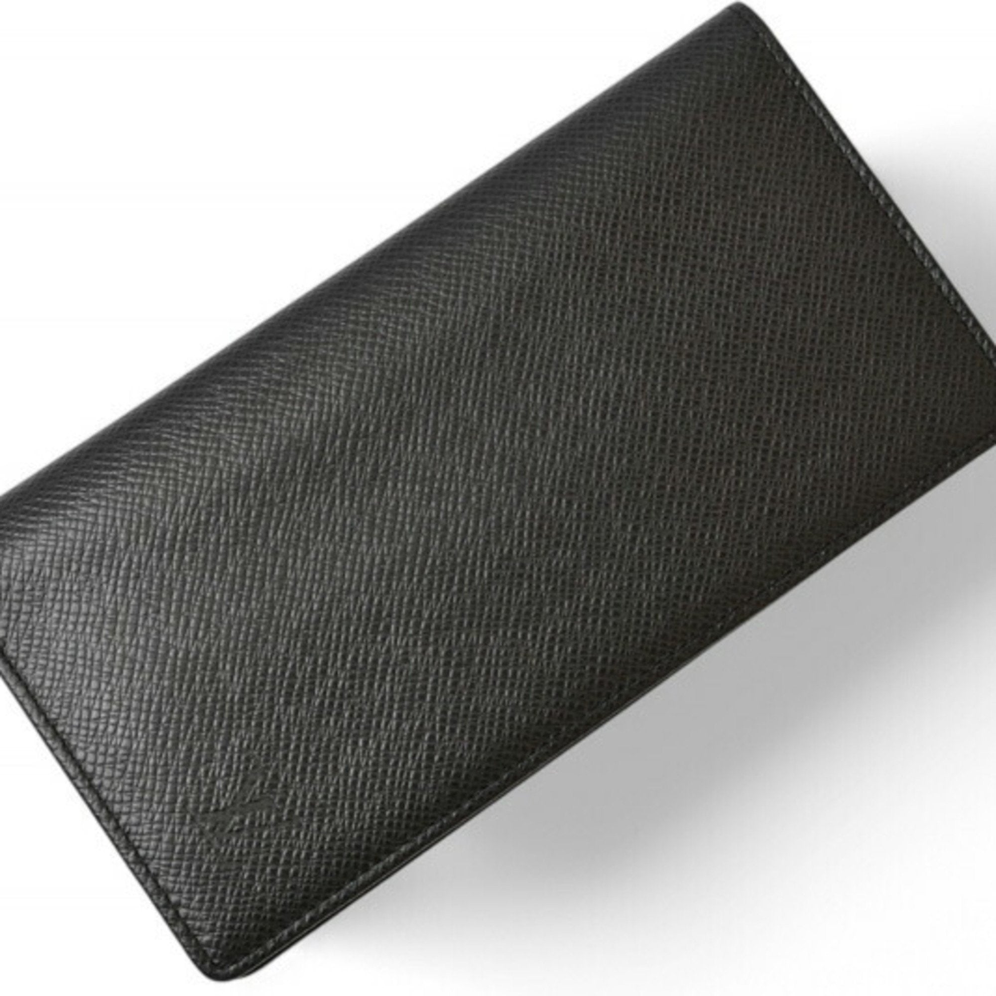 Louis Vuitton Ardoise Leather Long Bill Wallet (Bi-Fold) (Pre-Owned)