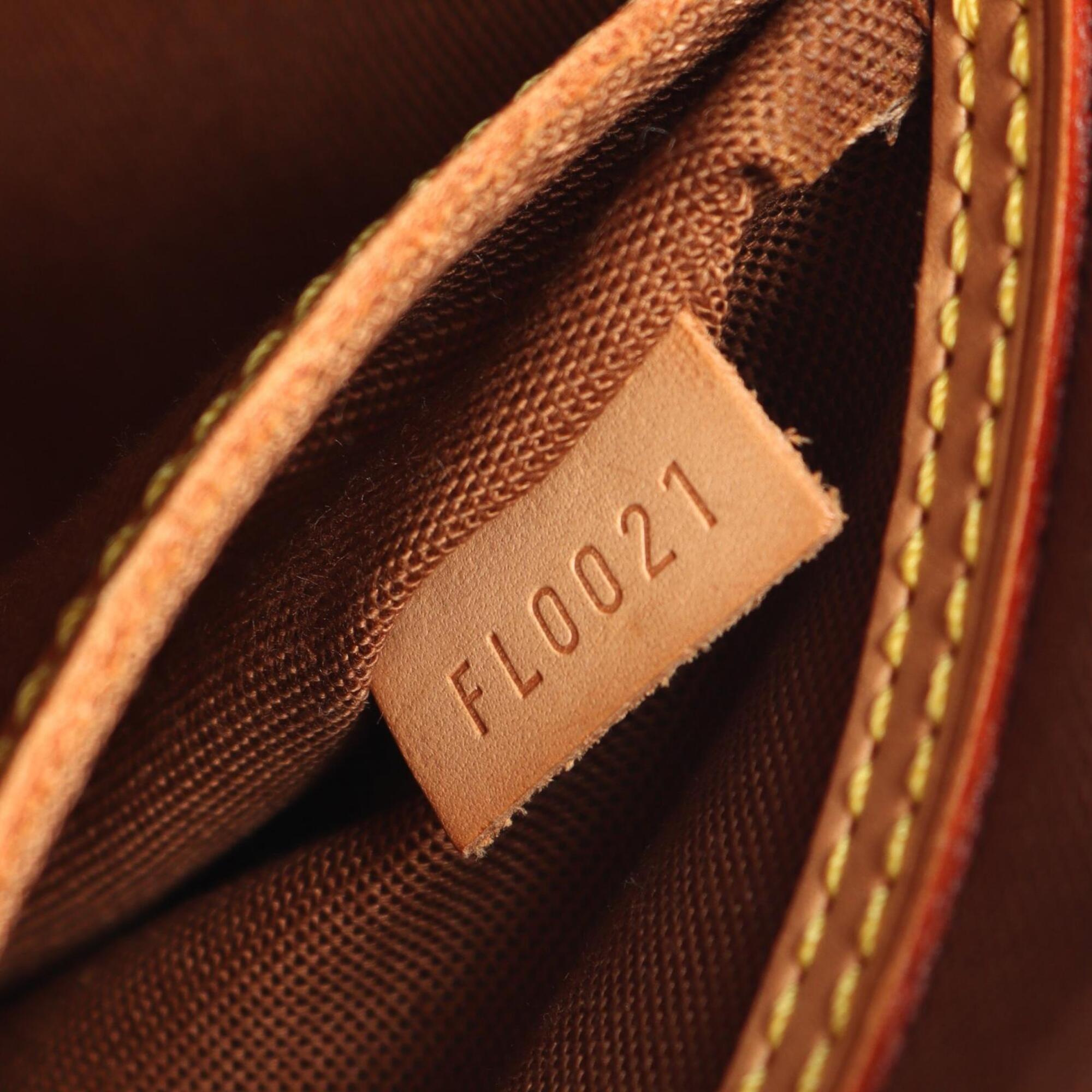 Louis Vuitton Brown Coated Canvas Leather Handbag (Pre-Owned)