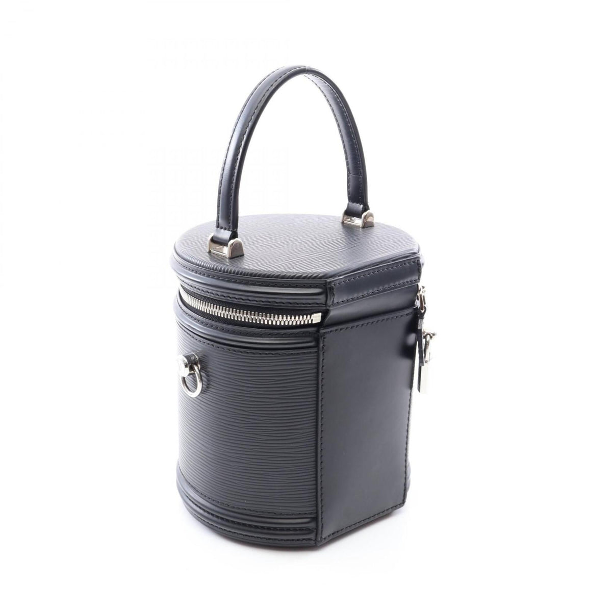 Louis Vuitton Black Noir Leather Handbag (Pre-Owned)