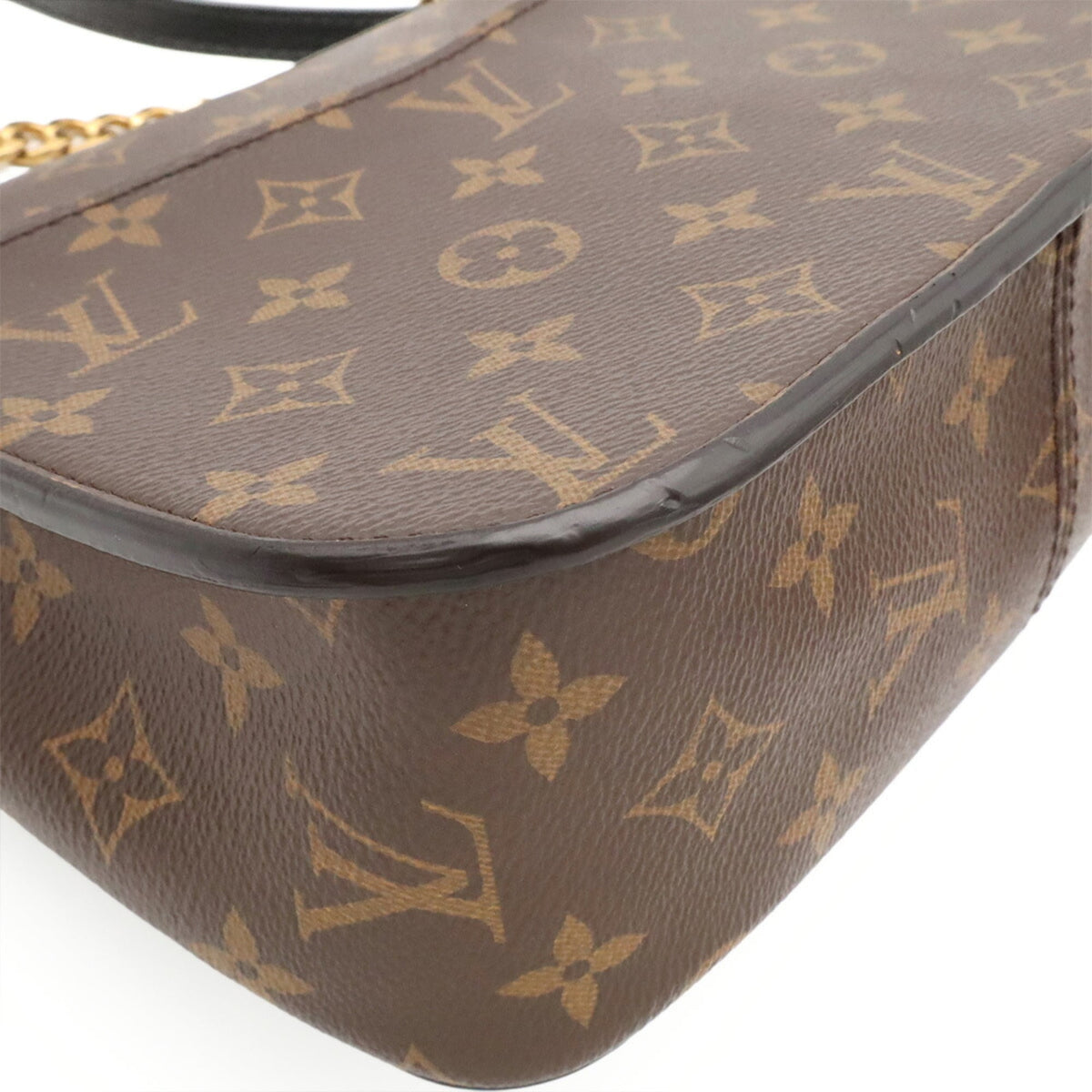 Louis Vuitton Brown Monogram Canvas Shoulder Bag (Pre-Owned)