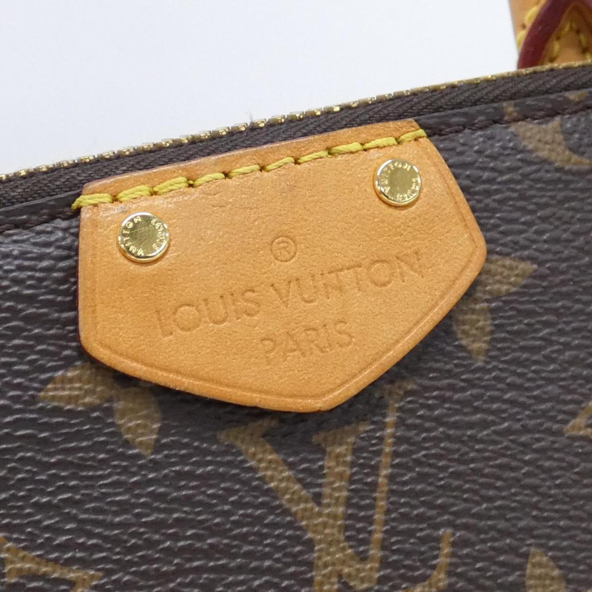 Louis Vuitton Marron Coated Canvas Handbag (Pre-Owned)