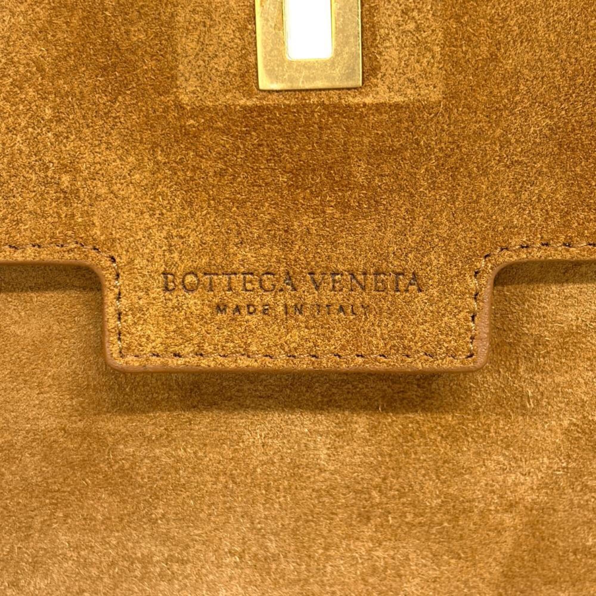Bottega Veneta Black Leather Shoulder Bag (Pre-Owned)