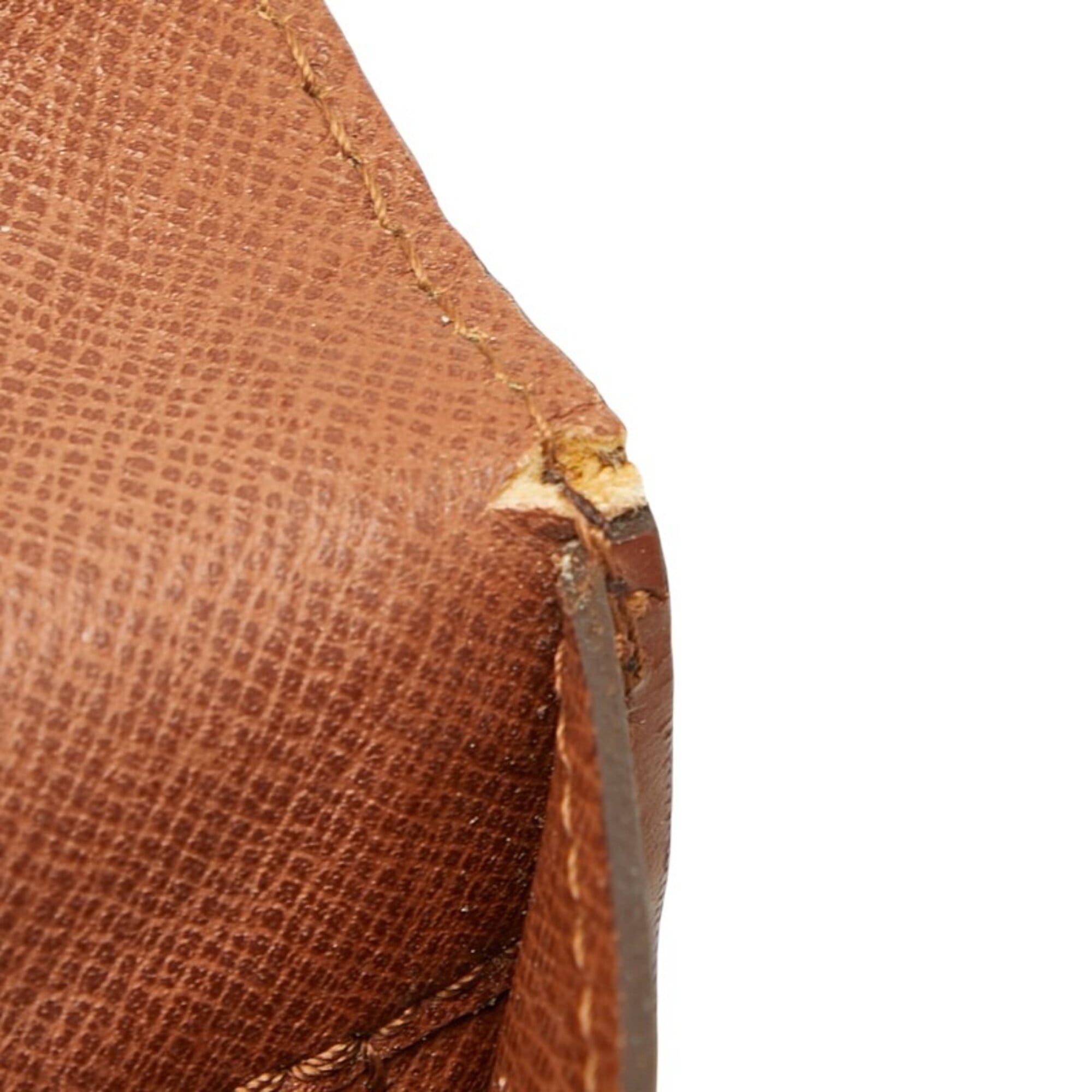 Louis Vuitton Brown Pvc Leather Handbag Shoulder Bag (Pre-Owned)