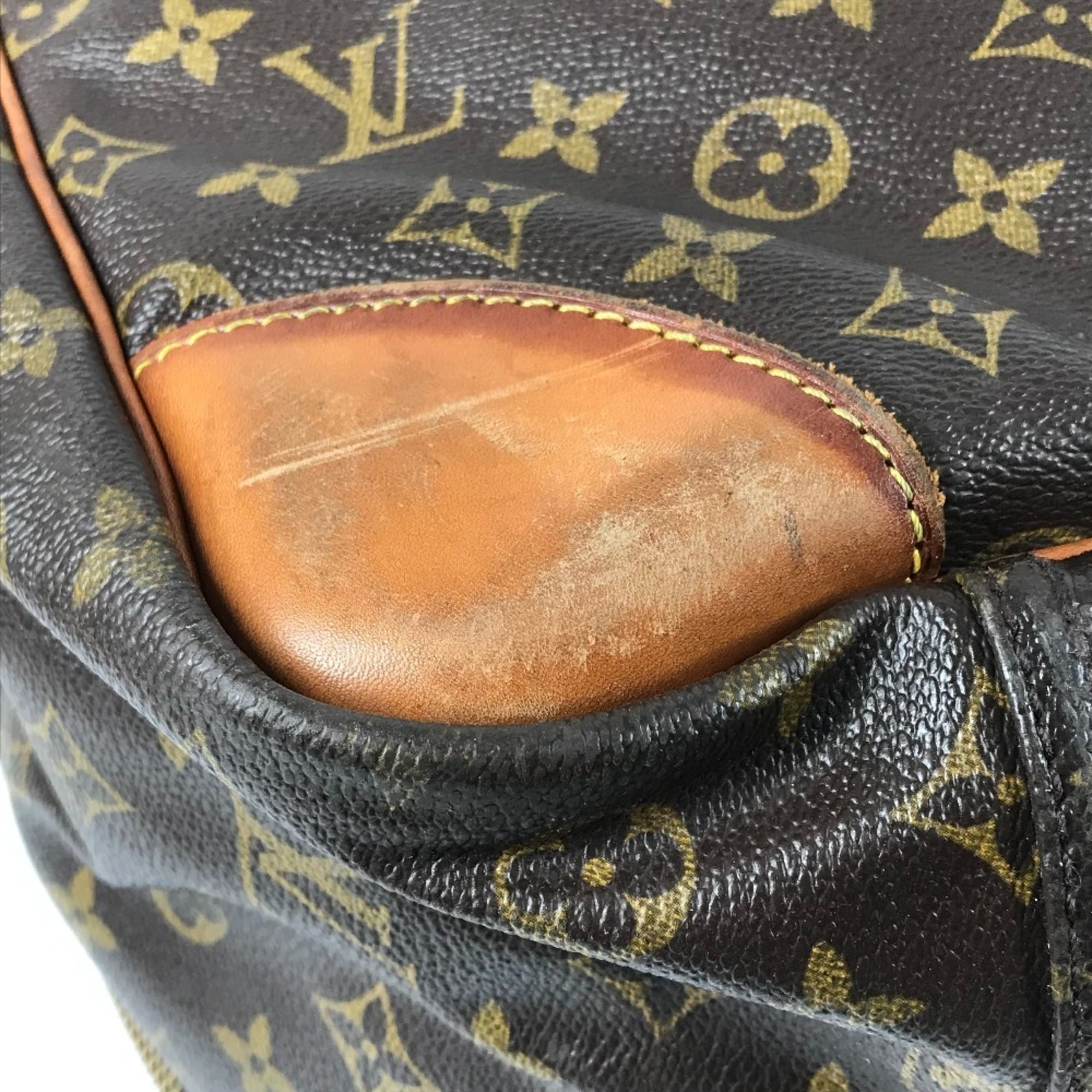 Louis Vuitton Brown Monogram Canvas Boston Bag Handbag (Pre-Owned)