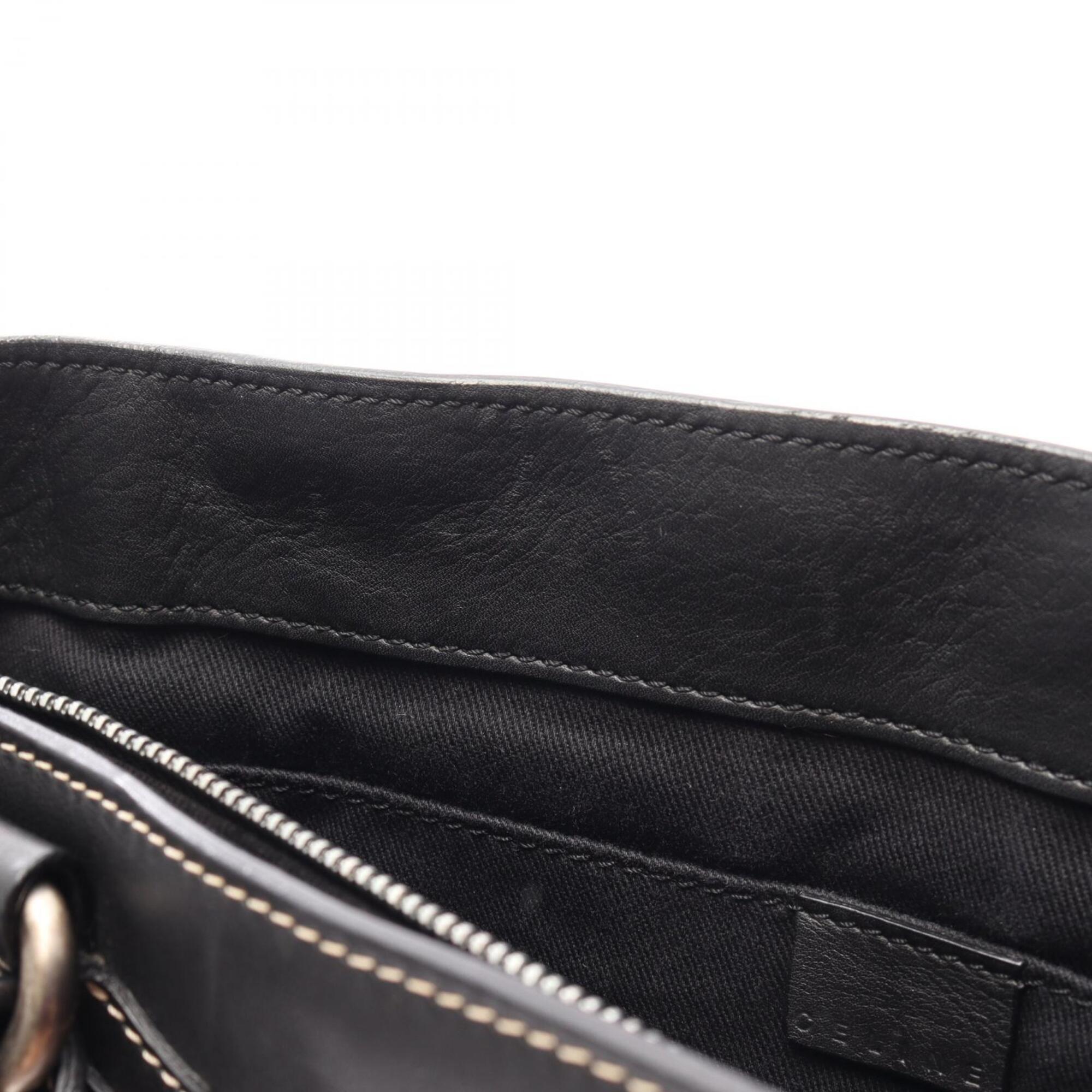 Celine Black Leather Handbag (Pre-Owned)