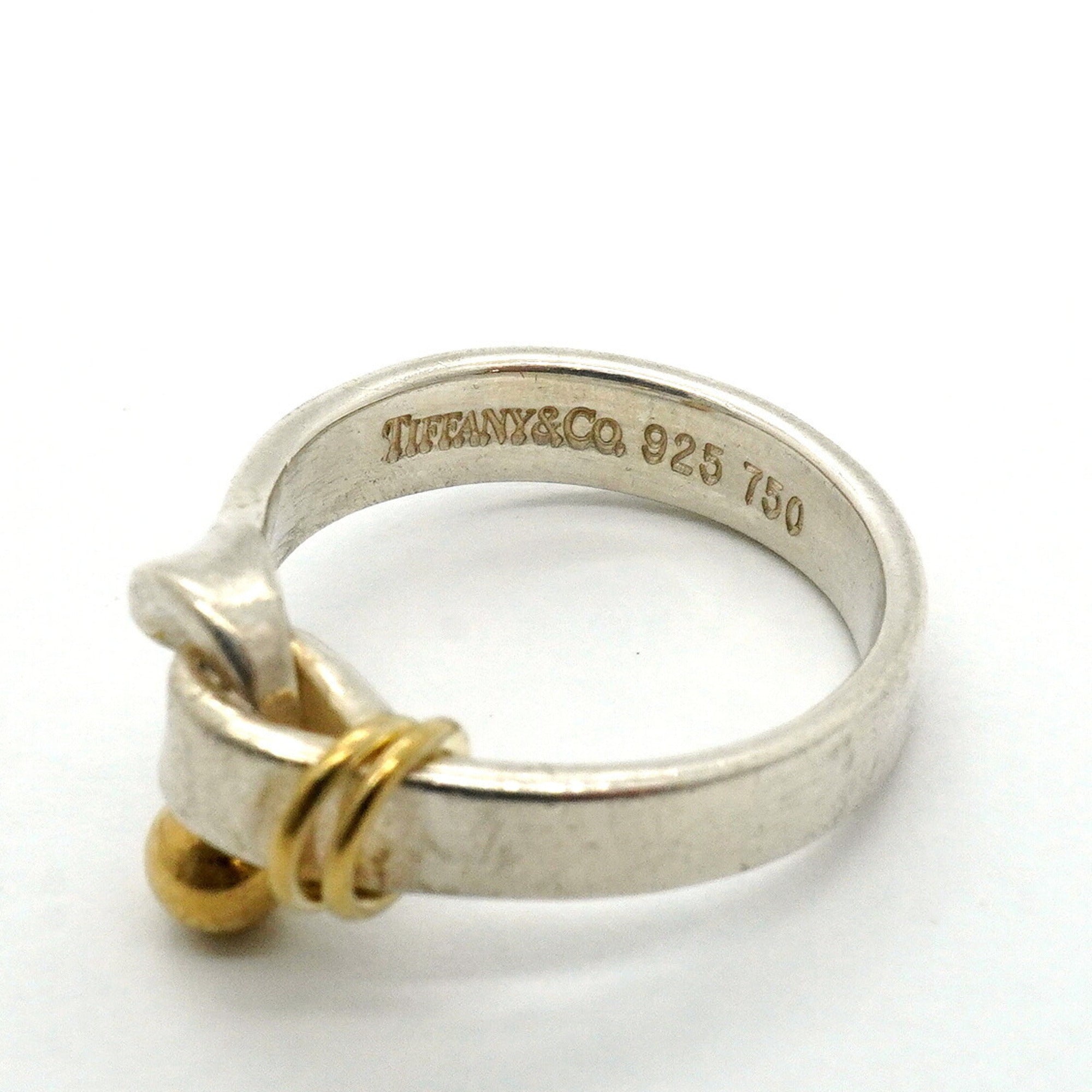Tiffany Yellow Gold (18K) Silver 925 Band Ring (Pre-Owned)