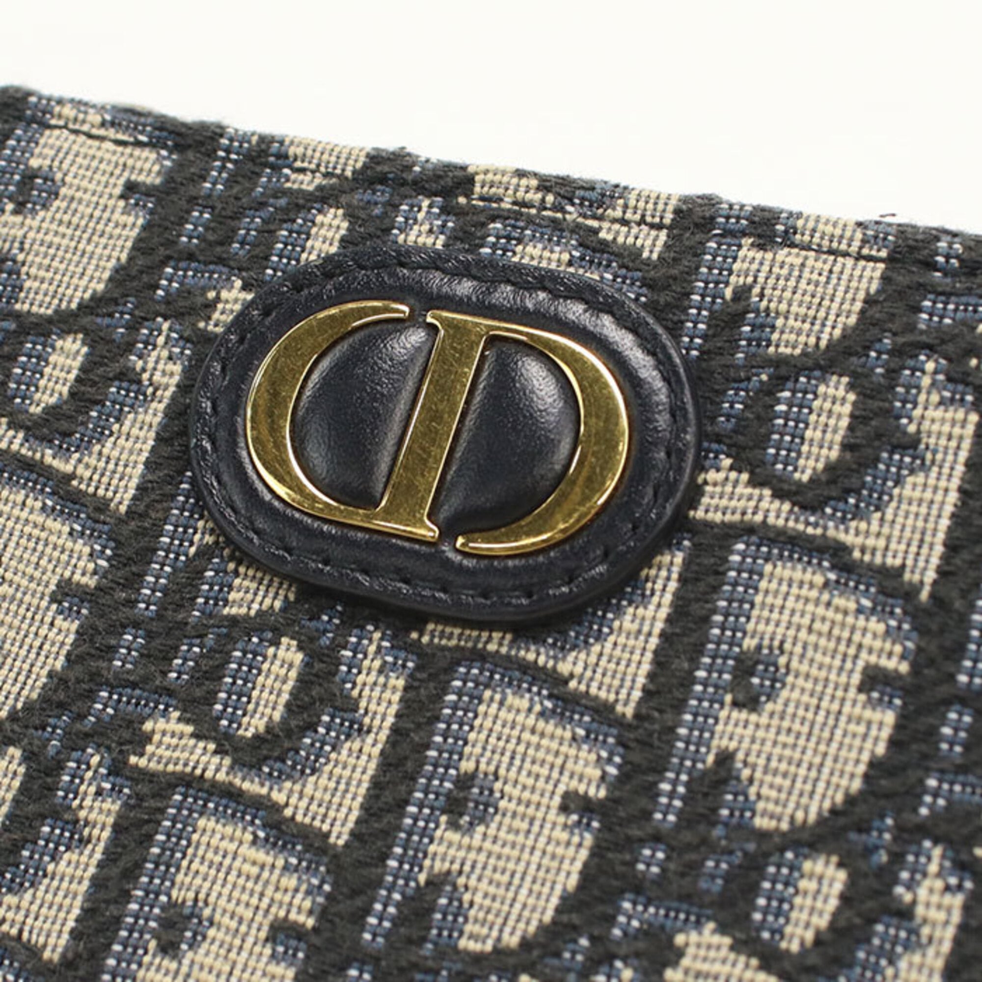 Christian Dior Navy Wallet (Bi-Fold) (Pre-Owned)